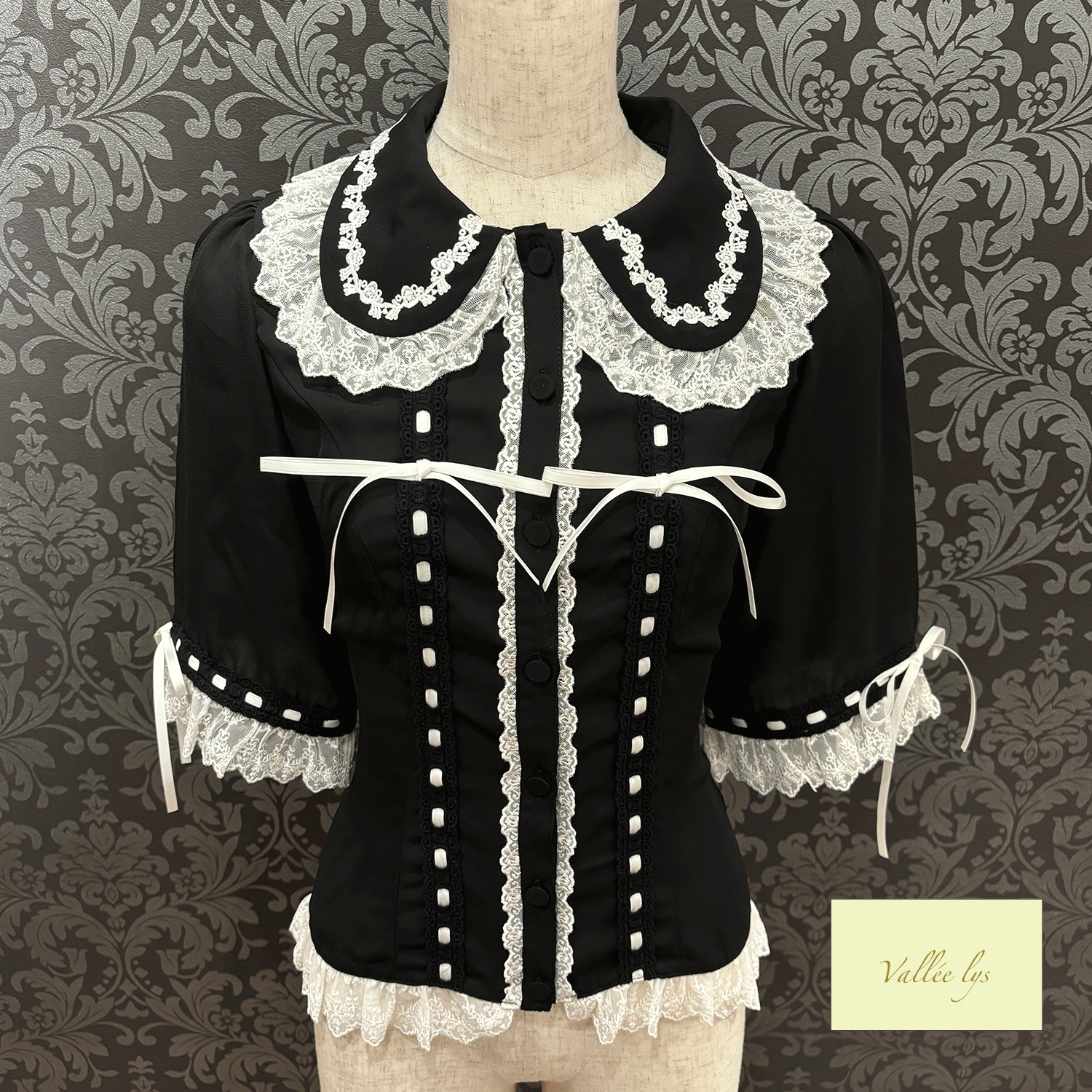 【Vallée lys】ヴァレリス Dreams Ladder Lace Blouse