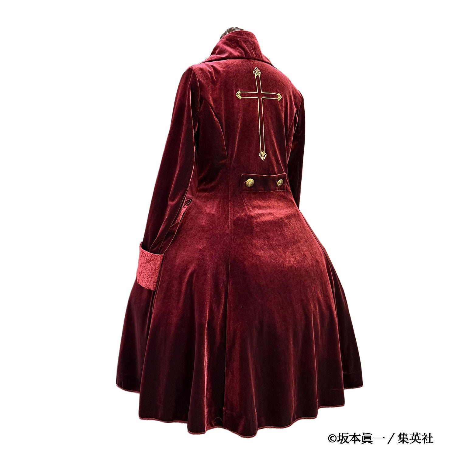 【ATELIER PIERROT】 「 イノサン 」 ロングジャケット 赤 ( 刺繍あり ) /青( 刺繍なし ) /黒 ( 刺繍なし )