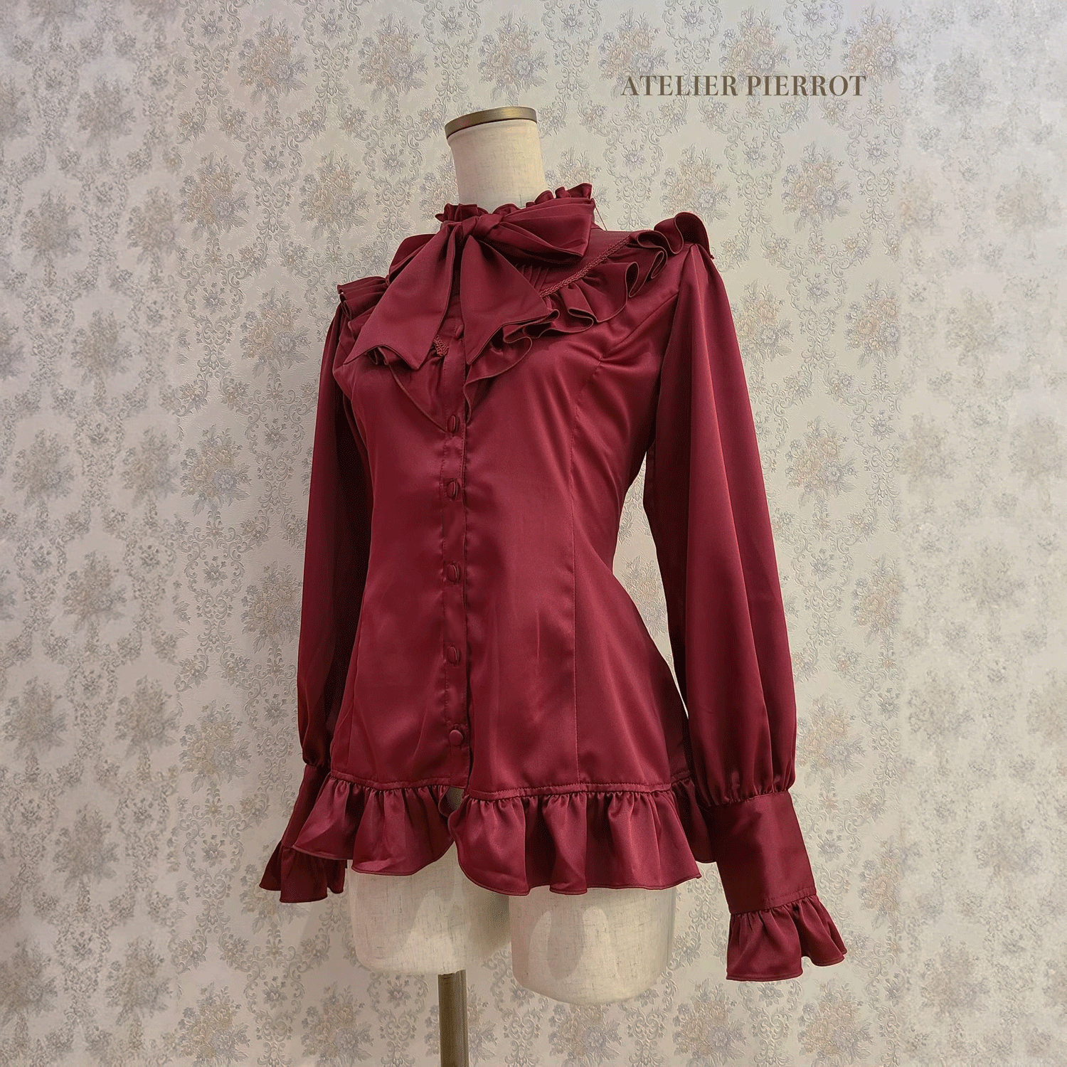 【ATELIER PIERROT】Lumiere襯衫off-White/Bordeaux/綠色/海軍/黑色