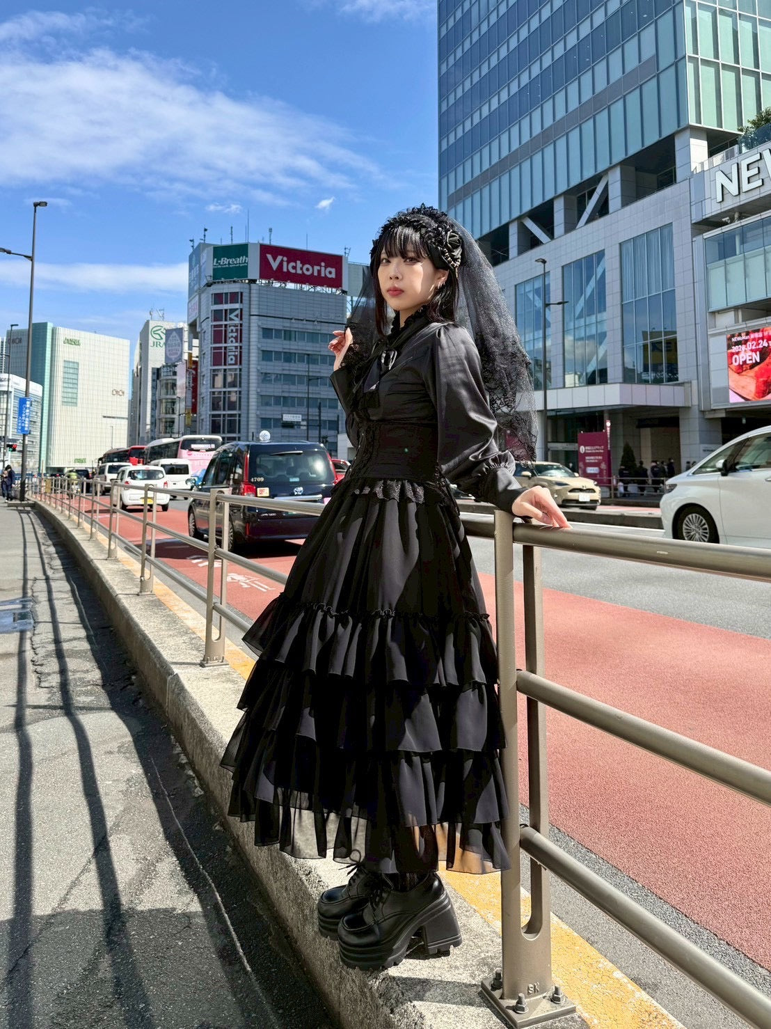 【ATELIER PIERROT】 Amaryllis Petticoat ホワイト/ブラック