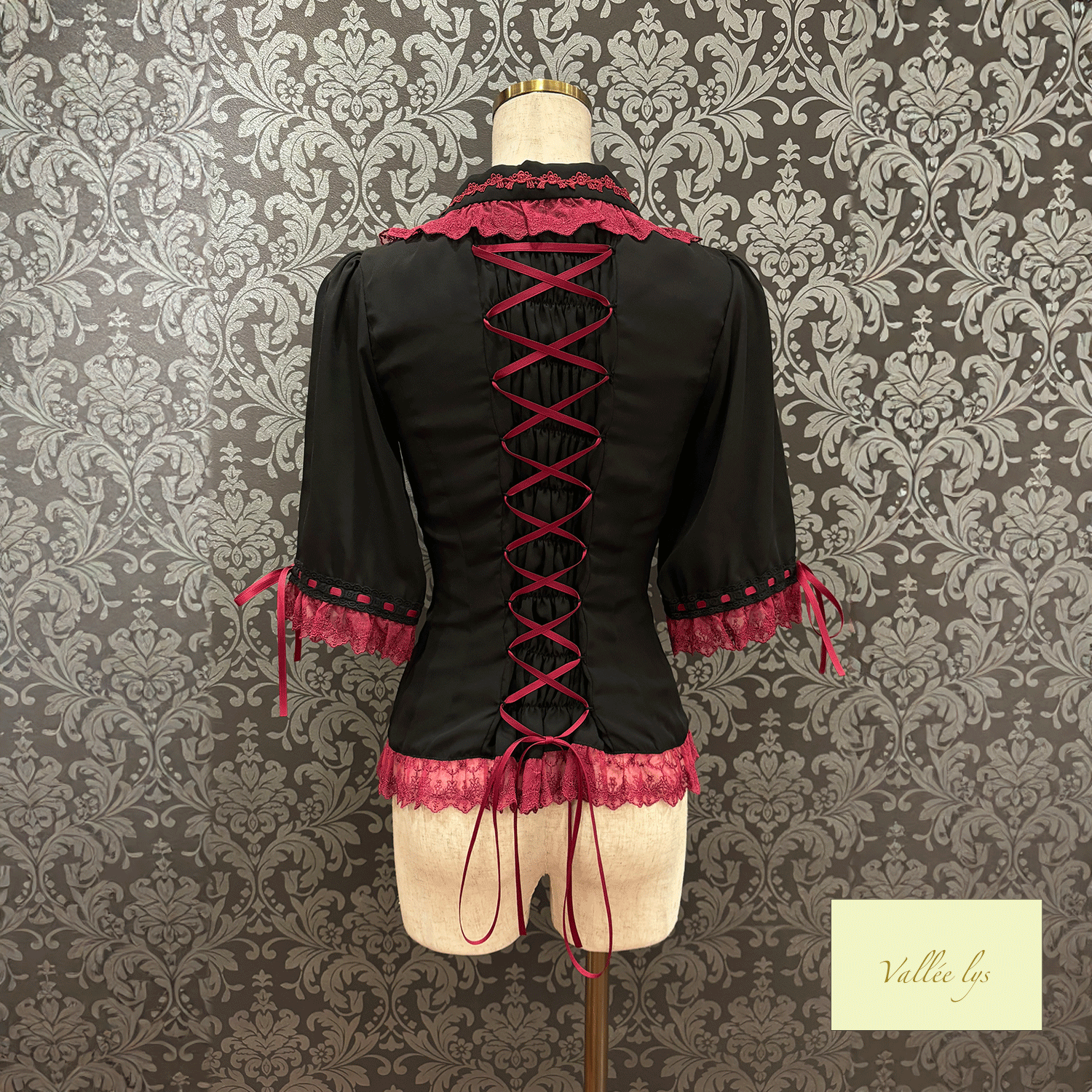 【Vallée lys】ヴァレリス Dreams Ladder Lace Blouse