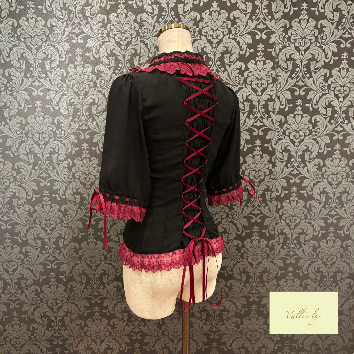 【Vallée lys】ヴァレリス Dreams Ladder Lace Blouse