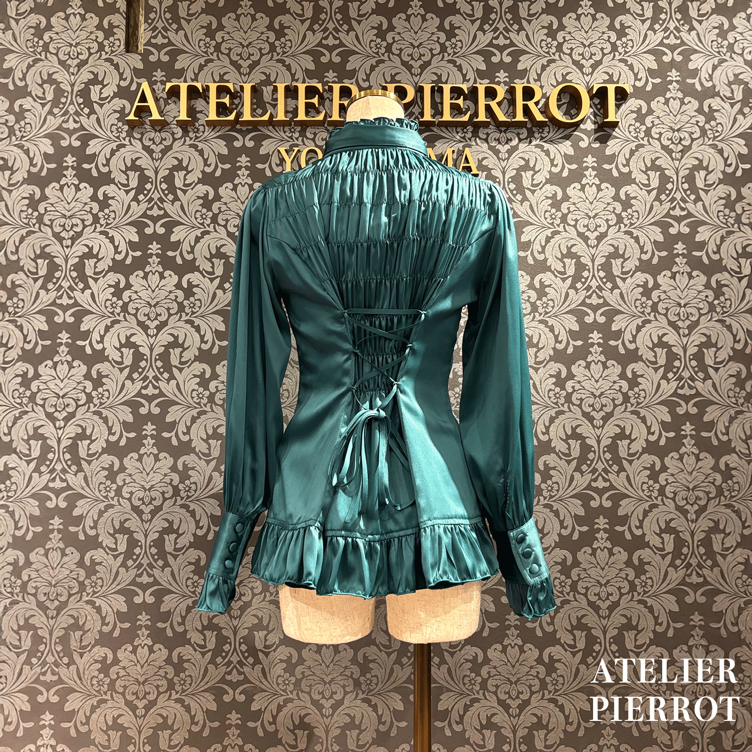 【ATELIER PIERROT】Lumiere襯衫off-White/Bordeaux/綠色/海軍/黑色