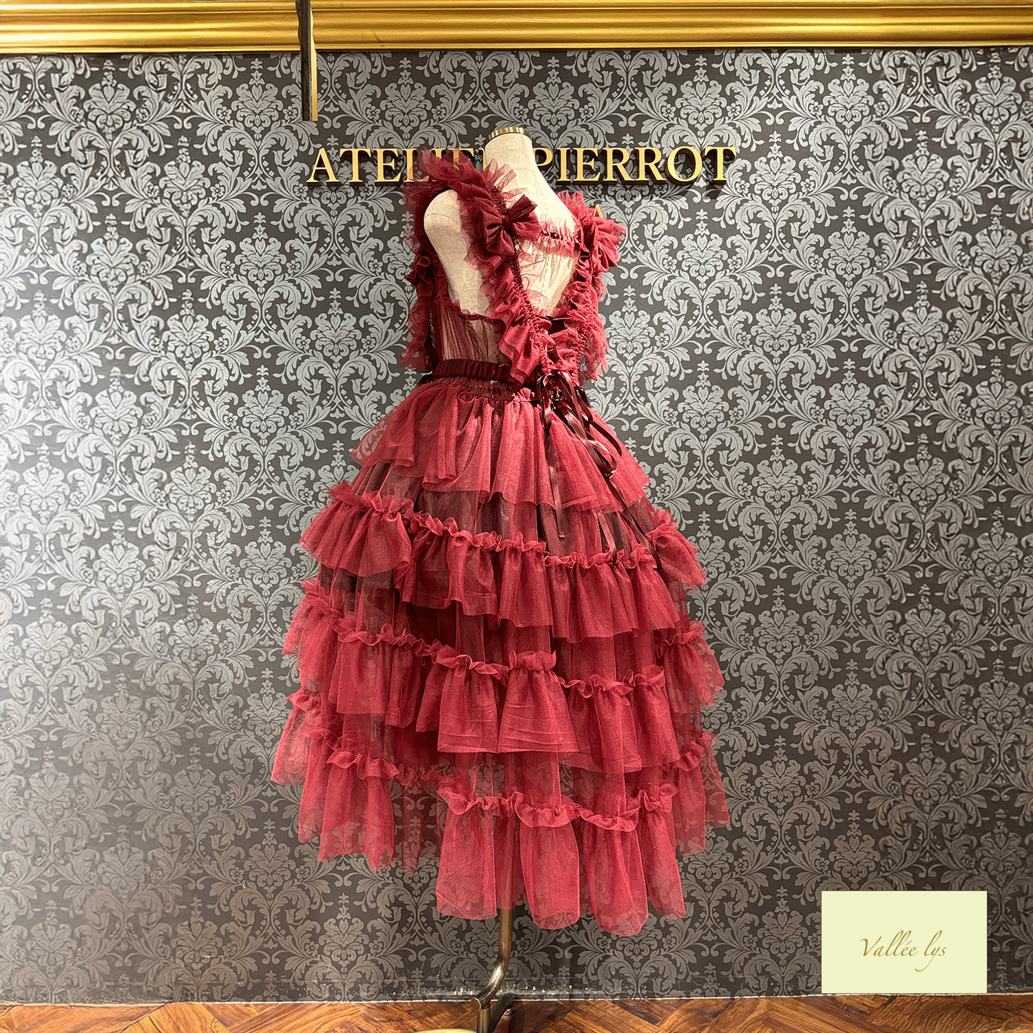 Vallee lys瓦勒莉丝Nocturne Tulle Harness白色/粉红色/波尔多/紫色/灰色/黑色