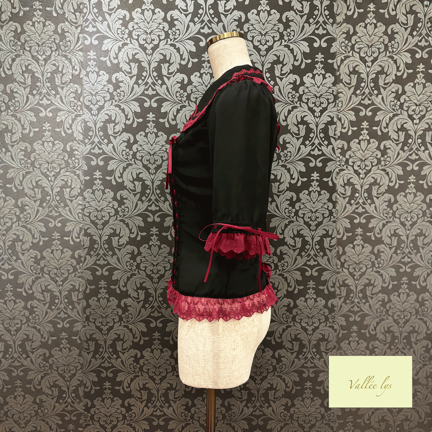 【Vallée lys】ヴァレリス Dreams Ladder Lace Blouse