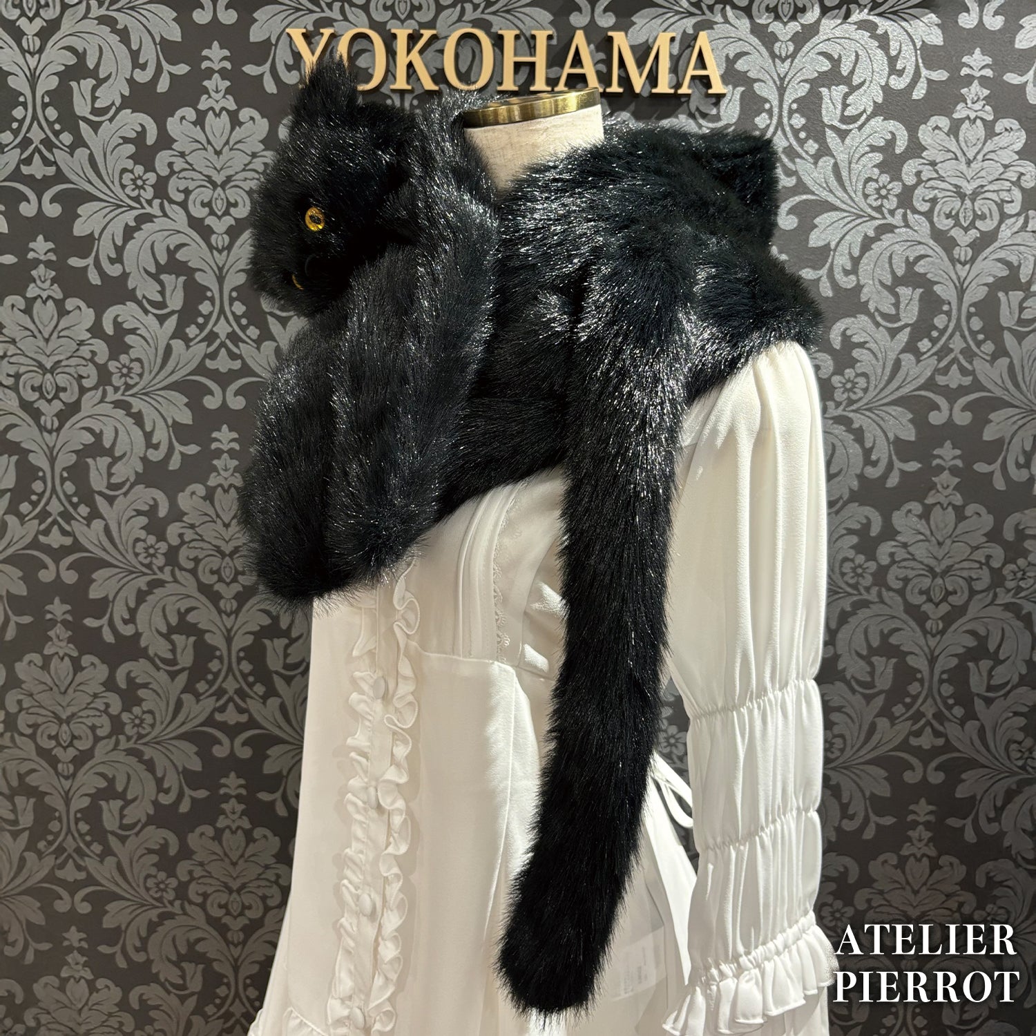【ATELIER PIERROT】 Neige Neko Muffler