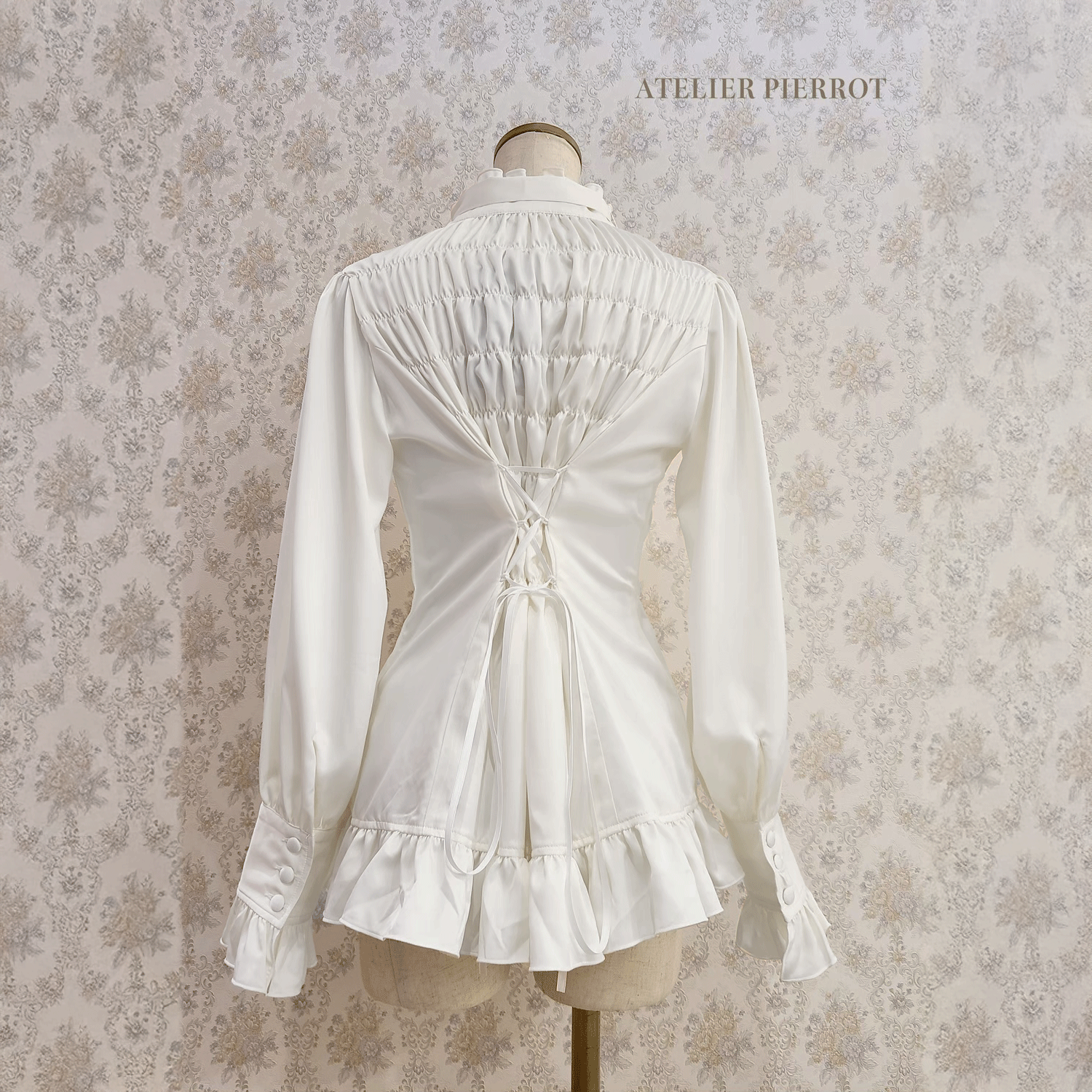 【ATELIER PIERROT】Lumiere襯衫off-White/Bordeaux/綠色/海軍/黑色
