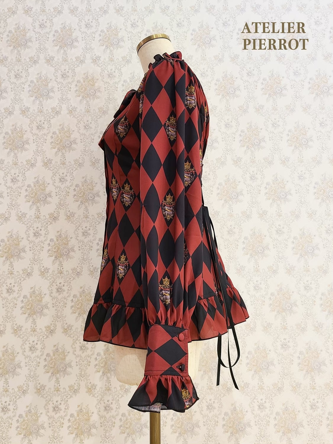 【ATELIER PIERROT】“钻石马戏”上衣黑色/波尔多/海军