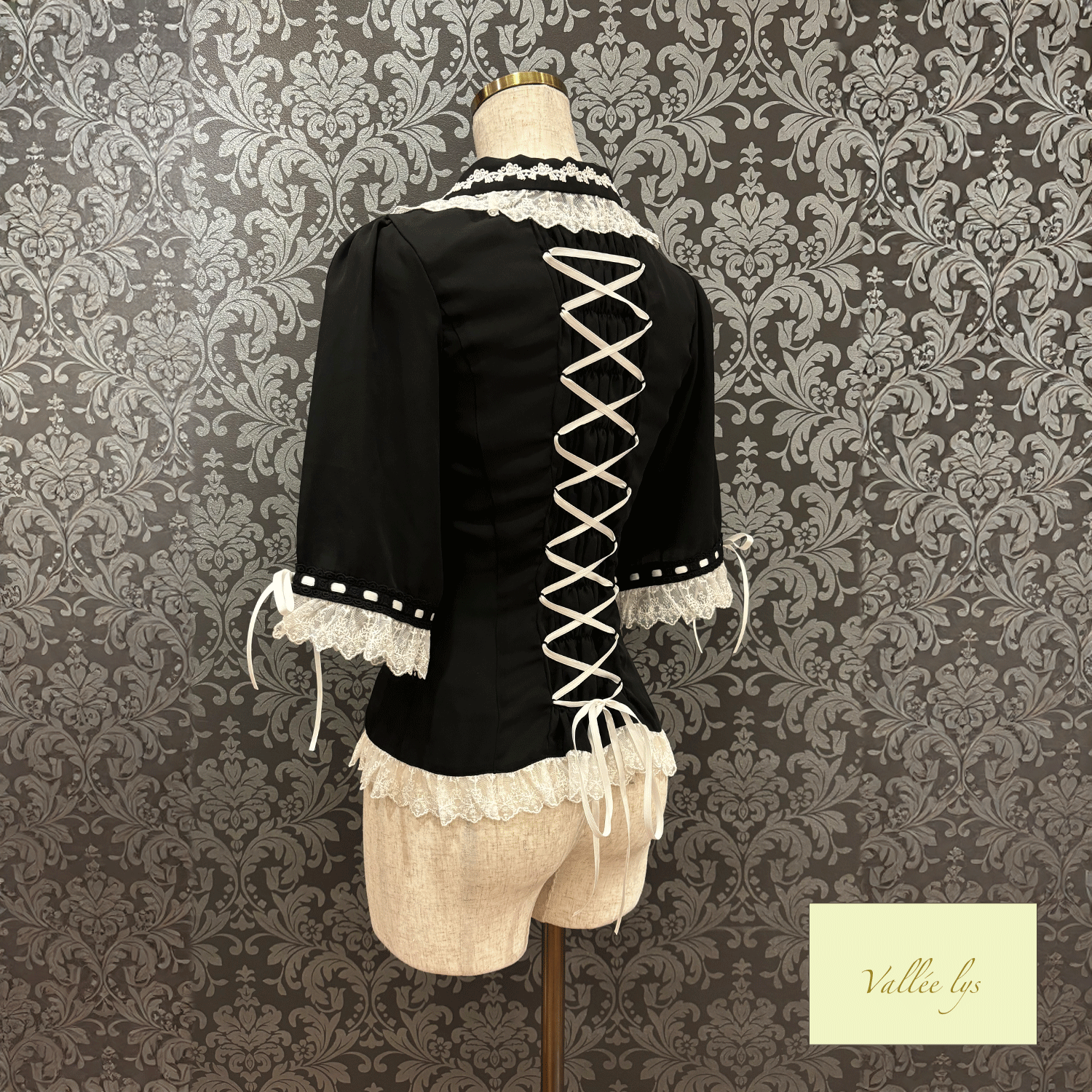 【Vallée lys】ヴァレリス Dreams Ladder Lace Blouse