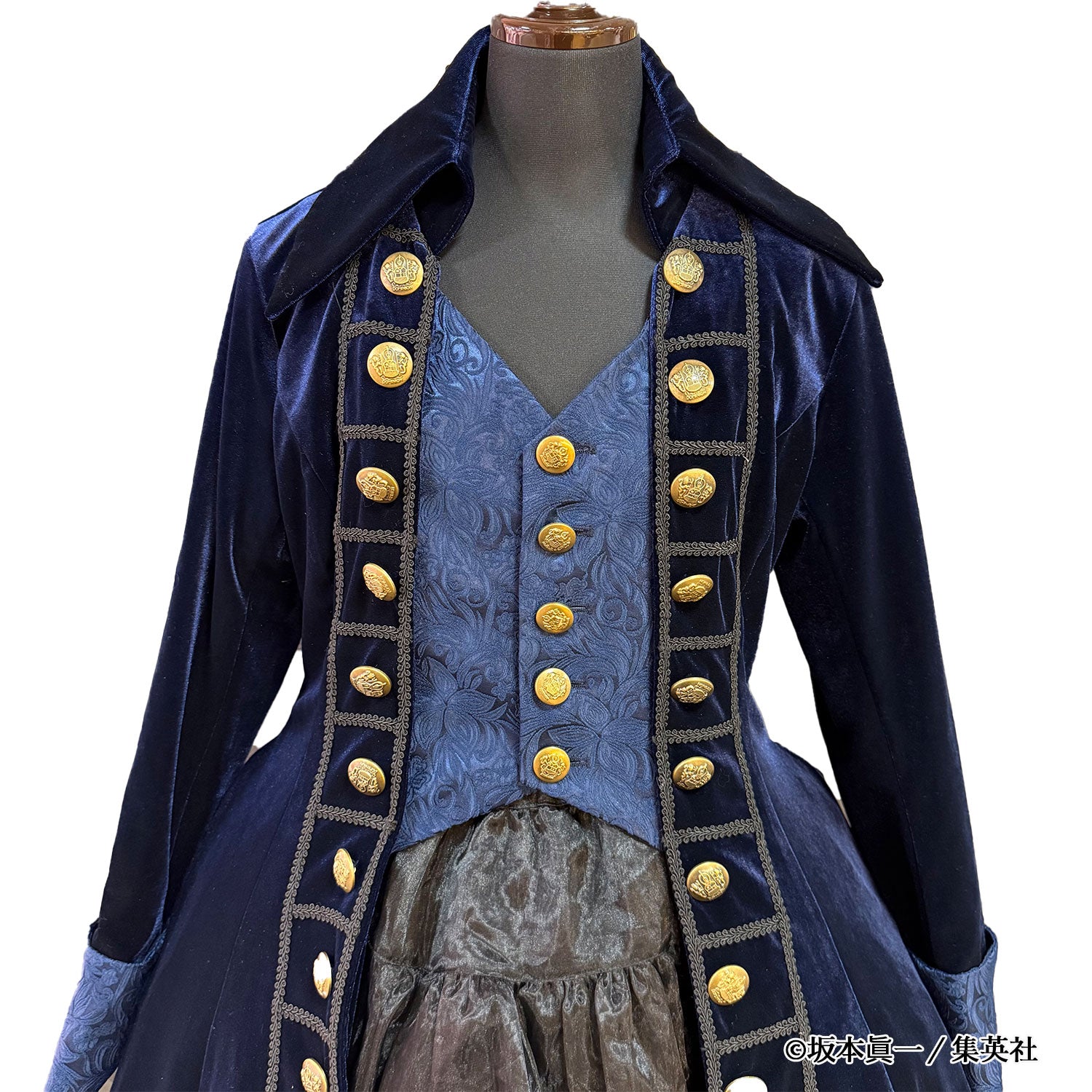 【ATELIER PIERROT】 「 イノサン 」 ロングジャケット 赤 ( 刺繍あり ) /青( 刺繍なし ) /黒 ( 刺繍なし )