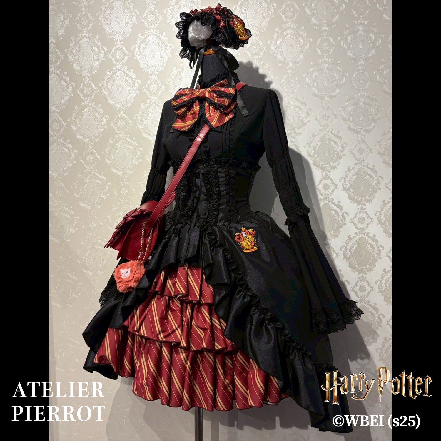 【ATELIER PIERROT】 Harry Potter ハリーポッター/編み上げヘッドドレス グリフィンドール/スリザリン/ハッフルパフ/レイブンクロー