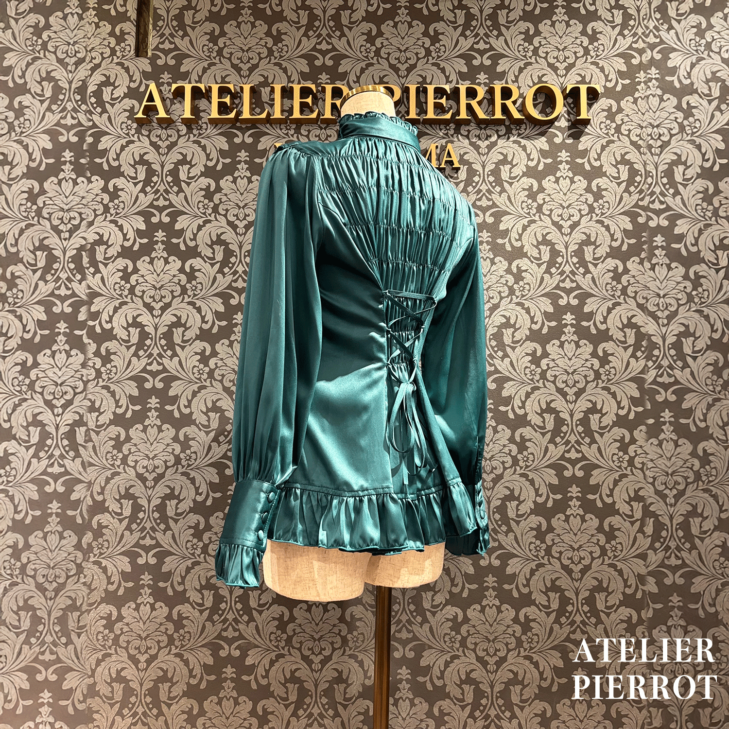 【ATELIER PIERROT】Lumiere襯衫off-White/Bordeaux/綠色/海軍/黑色