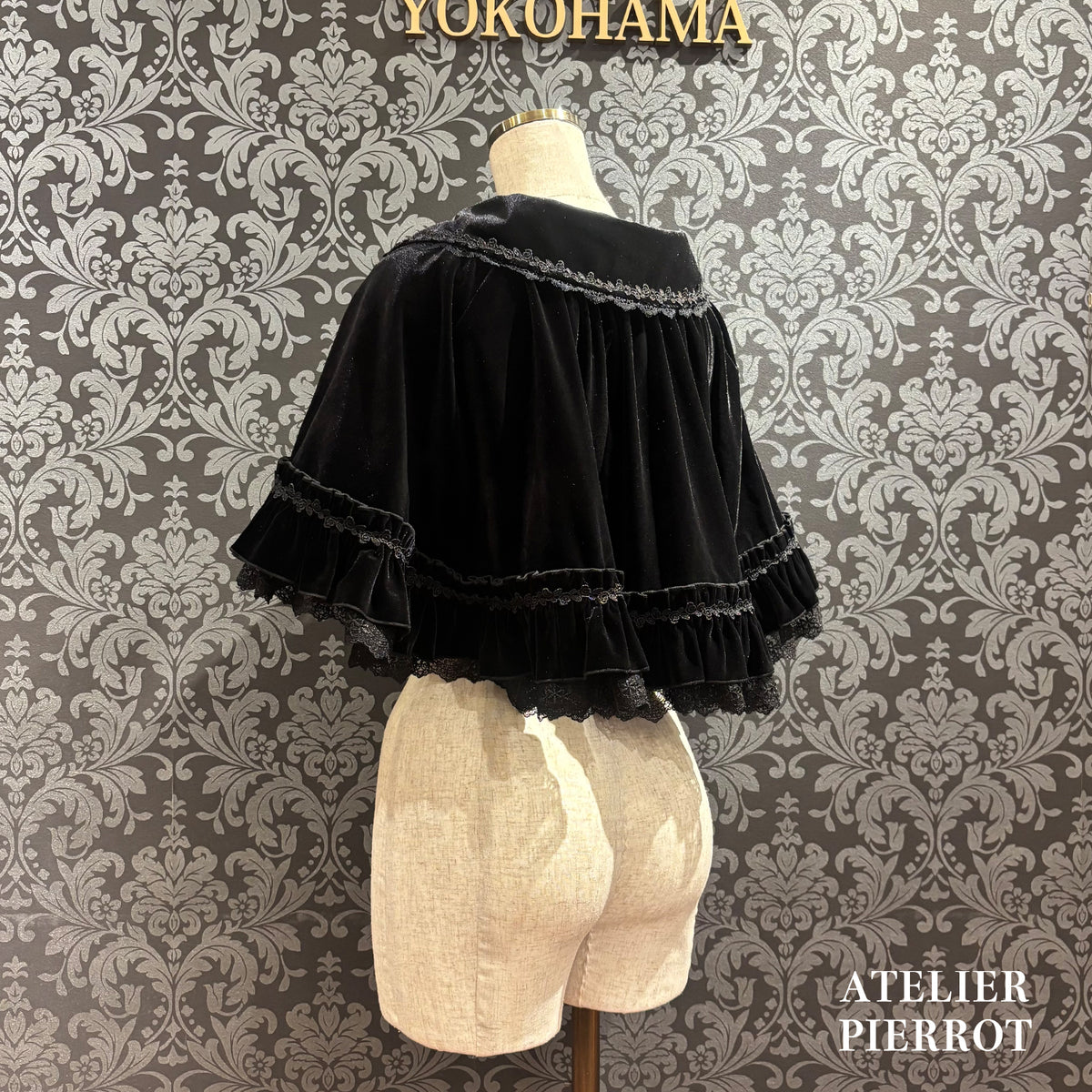 【ATELIER PIERROT】 ★Ahora aceptamos reservas★ Capa de terciopelo AdenophoraBordeaux/Purple/Navy/Black