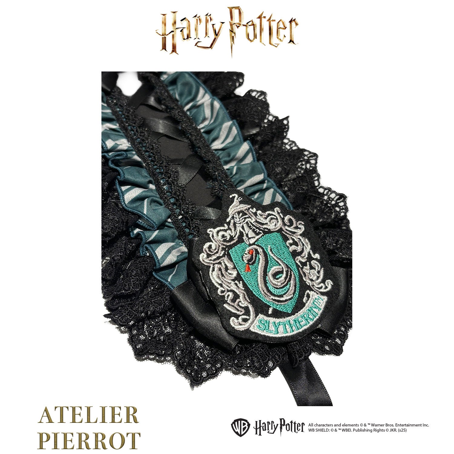 【ATELIER PIERROT】 Harry Potter ハリーポッター/編み上げヘッドドレス グリフィンドール/スリザリン/ハッフルパフ/レイブンクロー