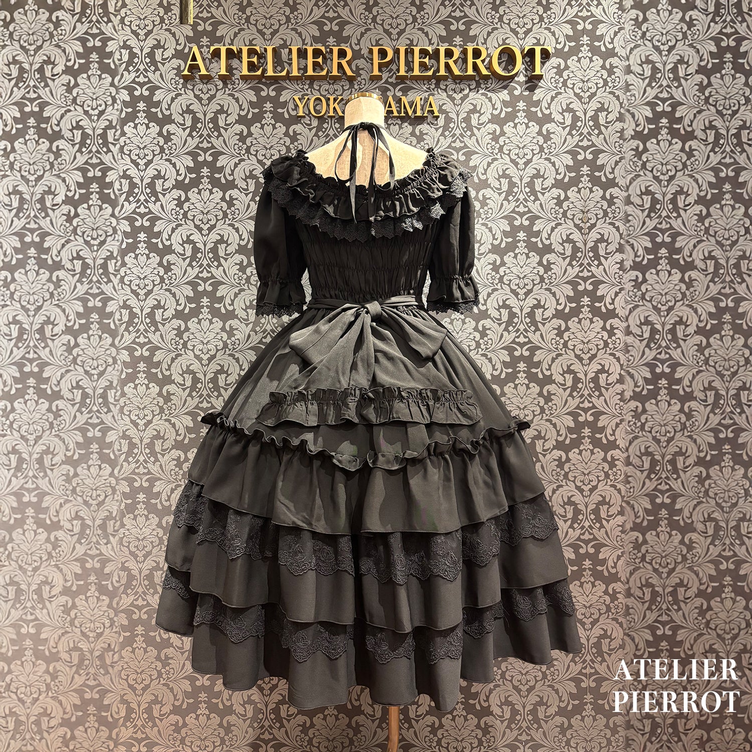 【ATELIER PIERROT】 ★Now accepting reservations★Aveline Mimore DressWhite/lavender/Navy/Black