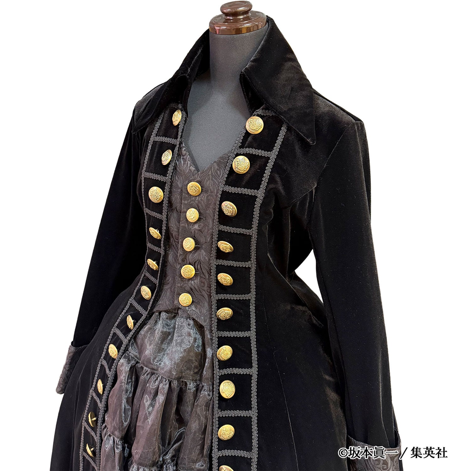 【ATELIER PIERROT】 「 イノサン 」 ロングジャケット 赤 ( 刺繍あり ) /青( 刺繍なし ) /黒 ( 刺繍なし )