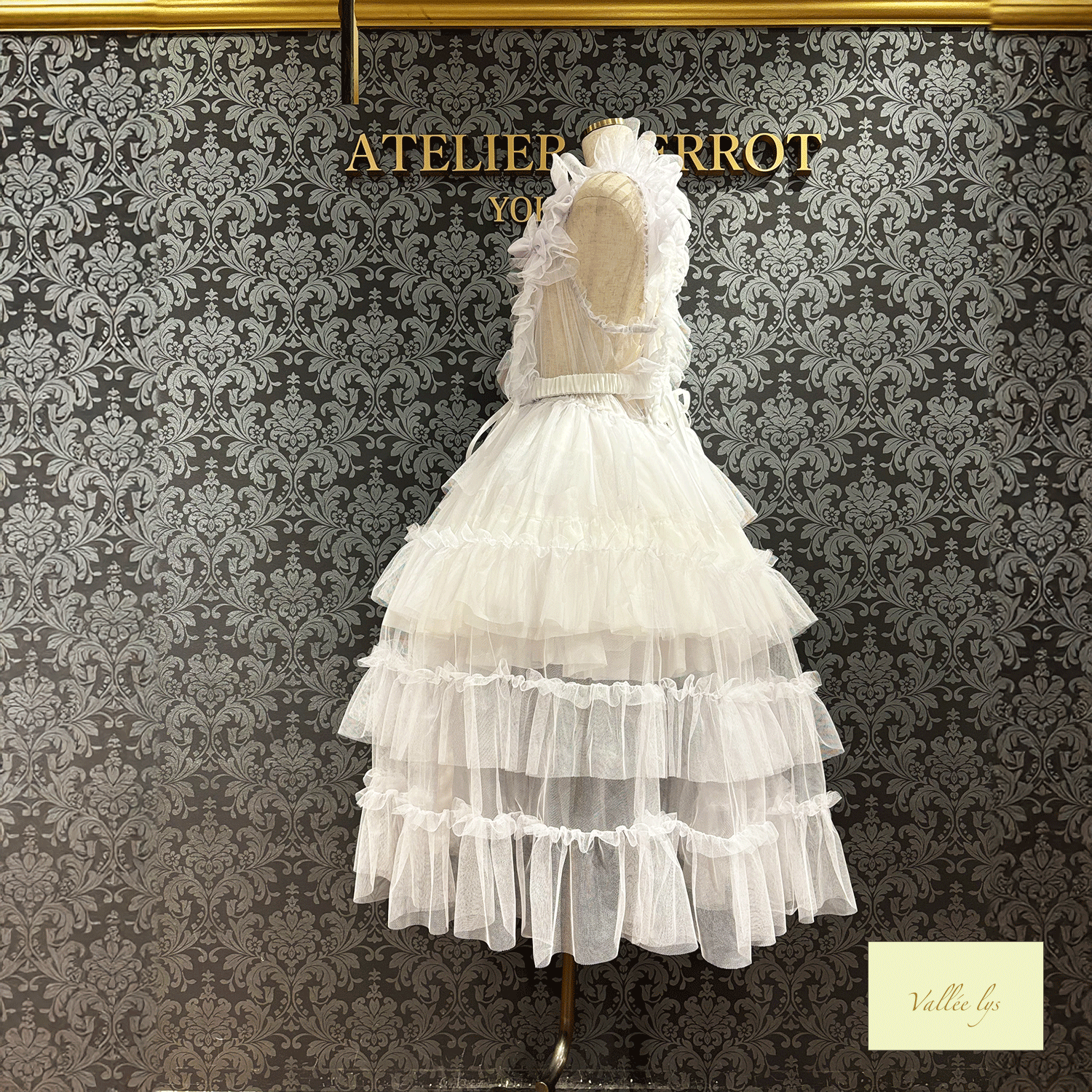 Vallee lys瓦勒莉丝Nocturne Tulle Harness白色/粉红色/波尔多/紫色/灰色/黑色
