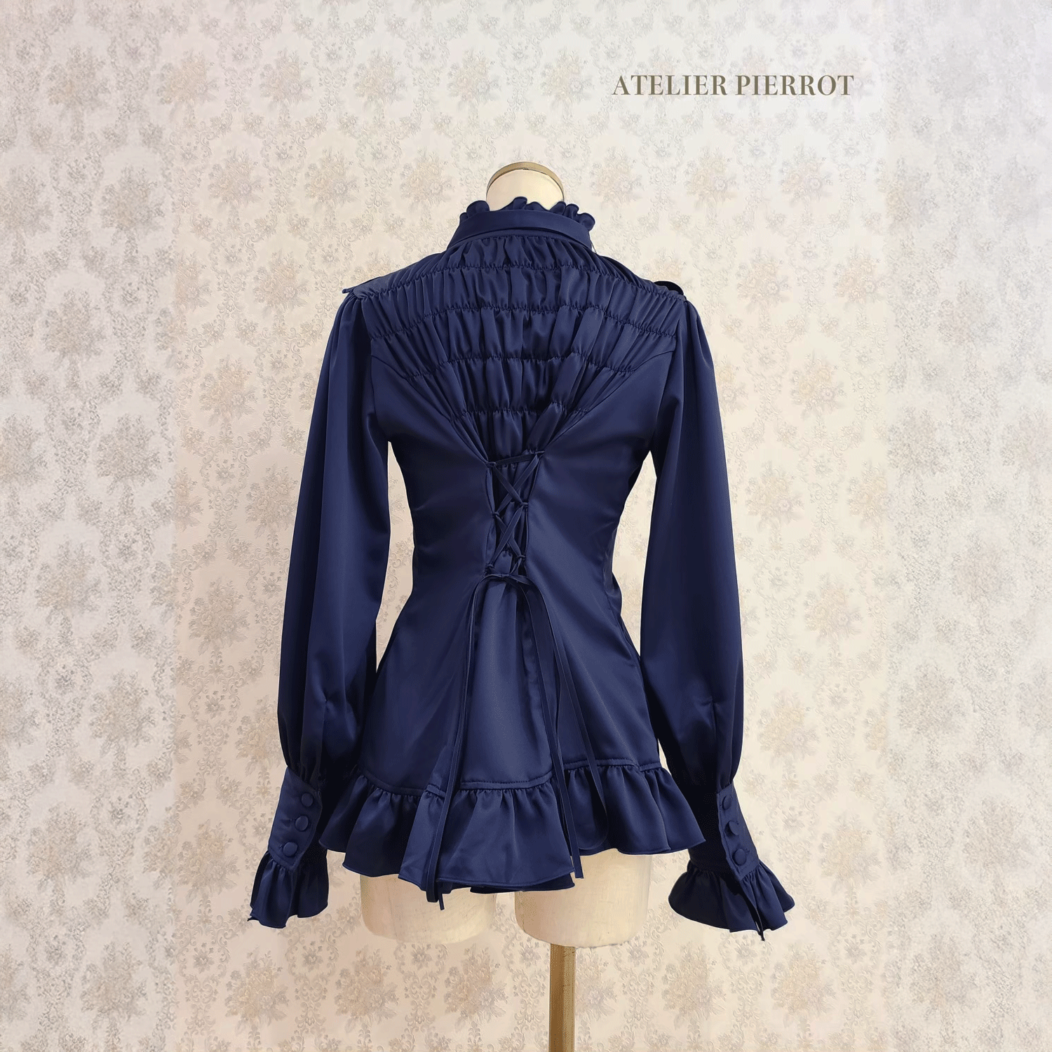 【ATELIER PIERROT】Lumiere襯衫off-White/Bordeaux/綠色/海軍/黑色