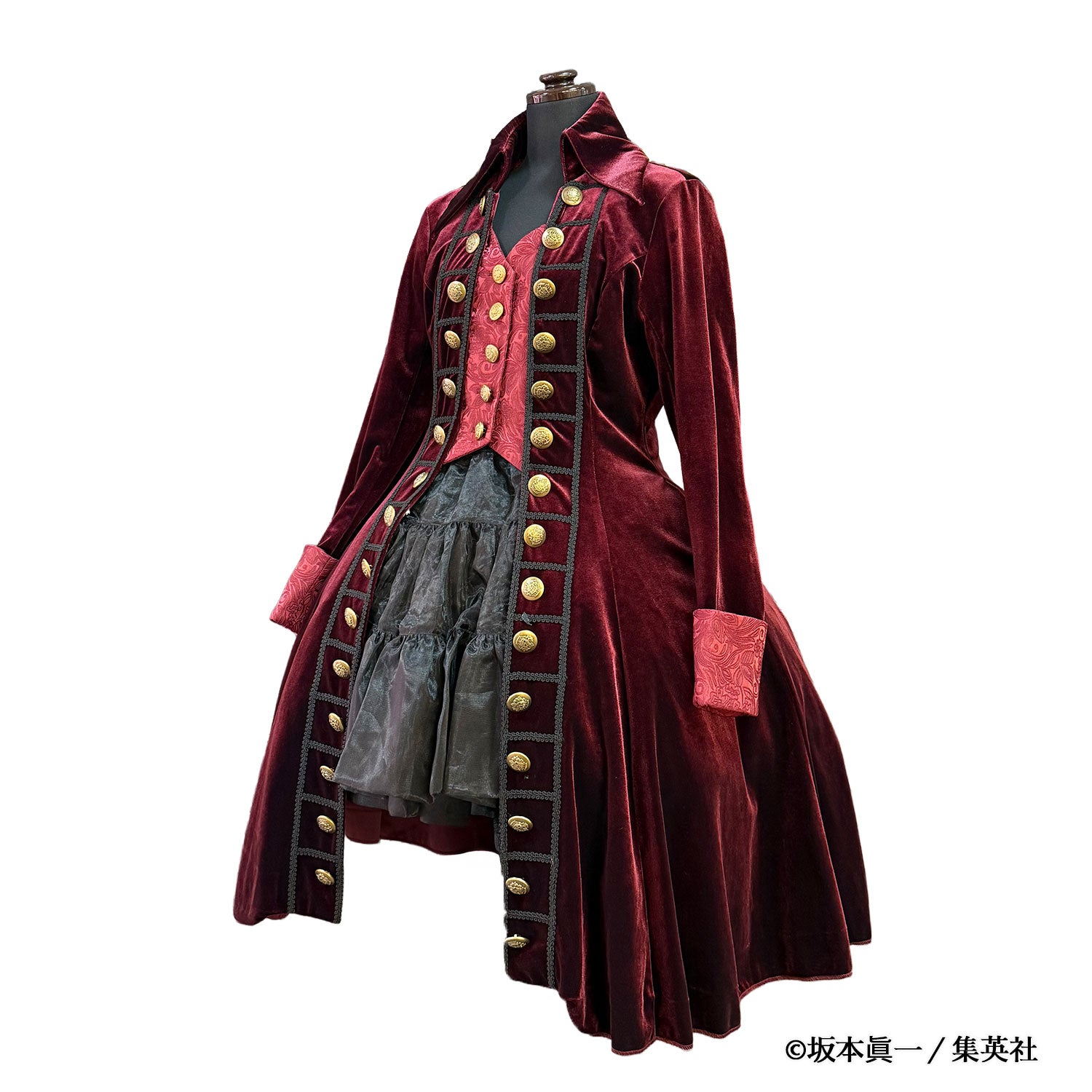 【ATELIER PIERROT】 「 イノサン 」 ロングジャケット 赤 ( 刺繍あり ) /青( 刺繍なし ) /黒 ( 刺繍なし )