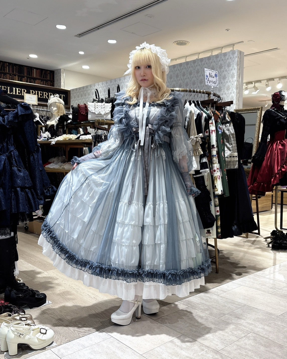 Vallee lys瓦勒莉丝Nocturne Tulle Harness白色/粉红色/波尔多/紫色/灰色/黑色