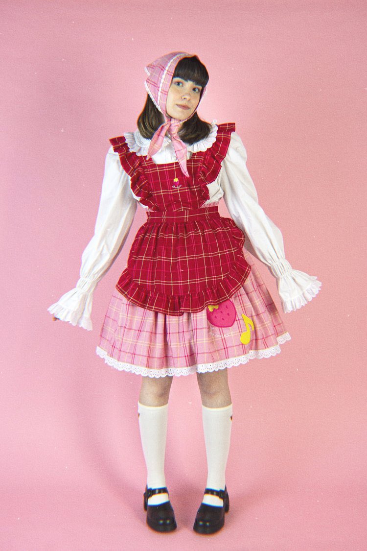 【Violet Fane】ヴァイオレットフェーン HAPPY TARTANSエプロン★オンラインショップ限定セール!4月30日(木)まで★