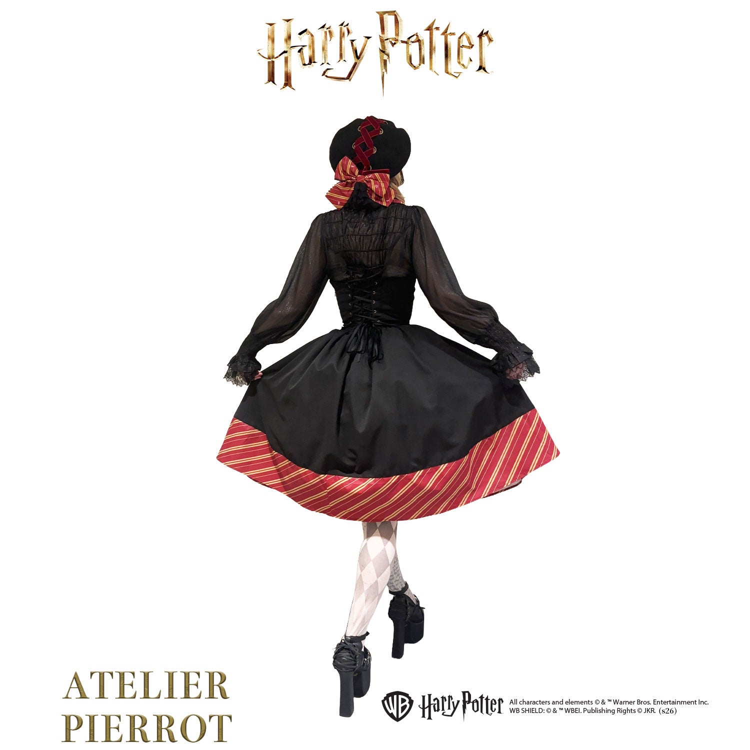 【ATELIER PIERROT】 Harry Potterハリーポッター/ベストワンピース グリフィンドール/スリザリン/ハッフルパフ/レイブンクロー