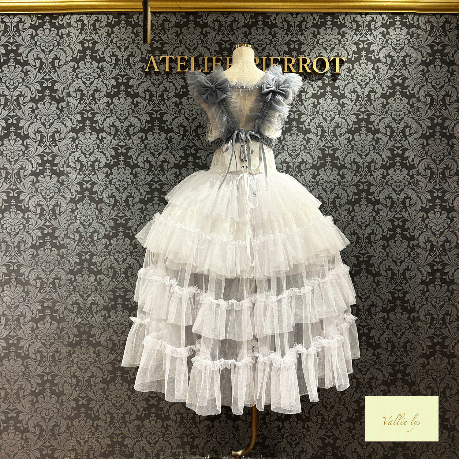 Vallee lys瓦勒莉丝Nocturne Tulle Harness白色/粉红色/波尔多/紫色/灰色/黑色