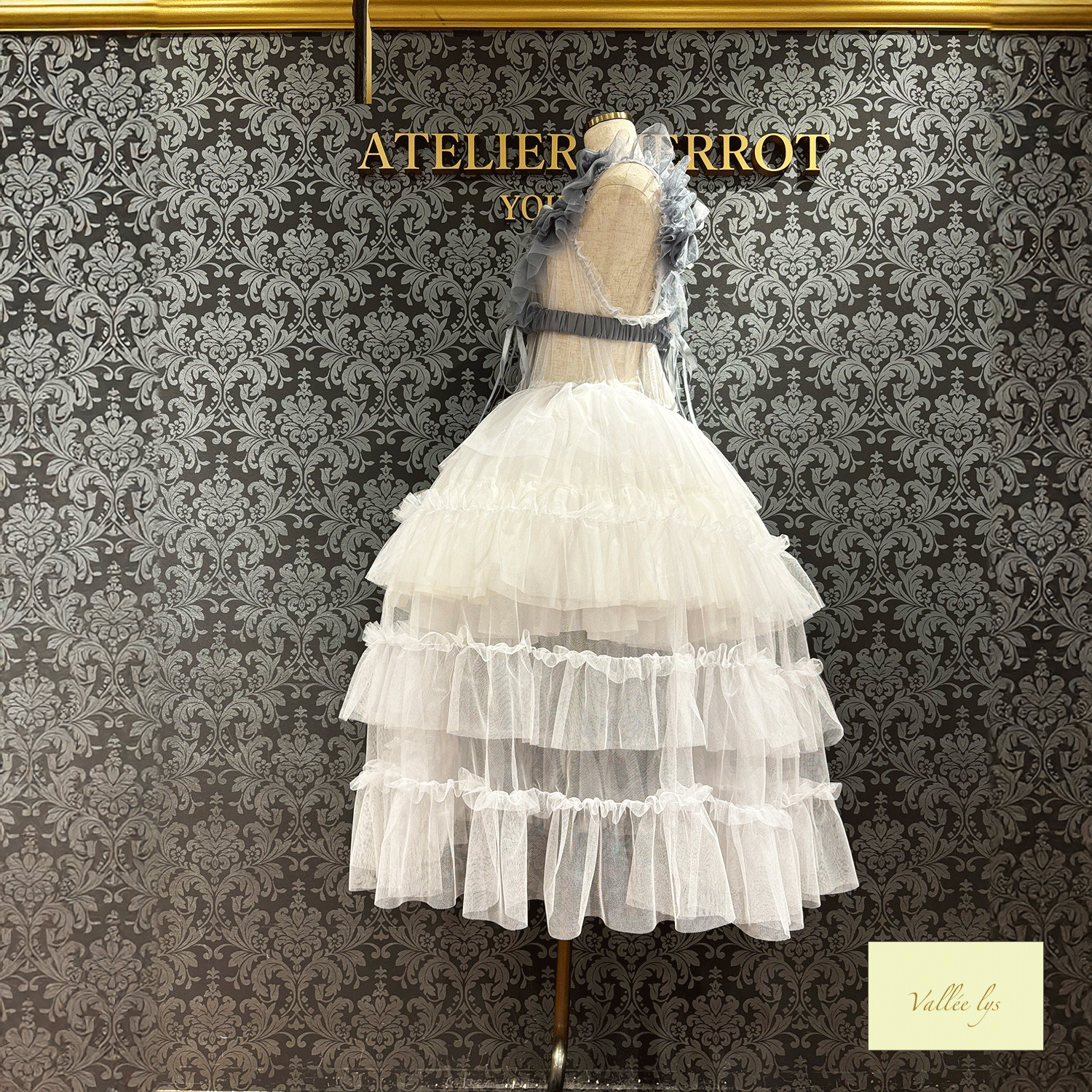 Vallee lys瓦勒莉丝Nocturne Tulle Harness白色/粉红色/波尔多/紫色/灰色/黑色