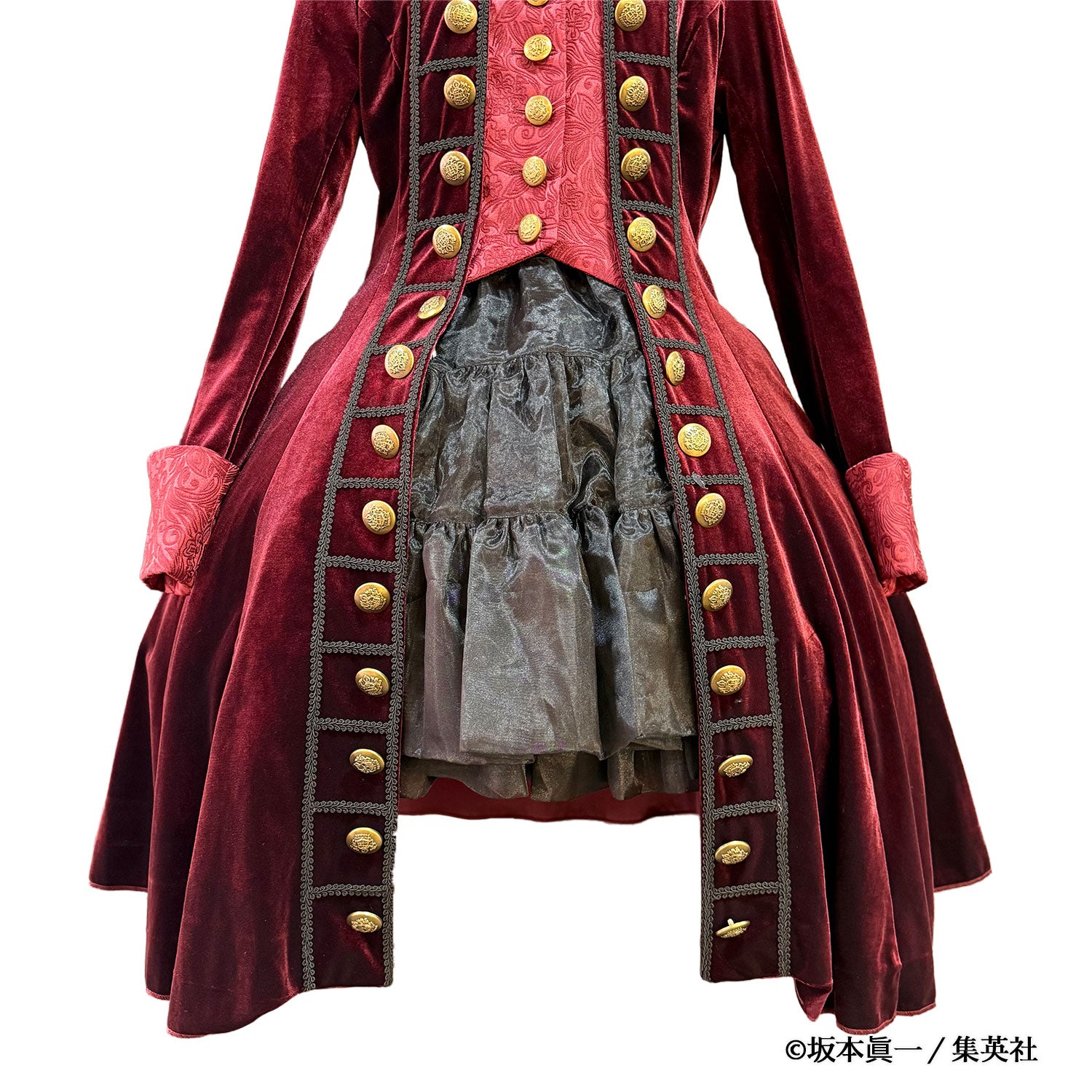 【ATELIER PIERROT】 「 イノサン 」 ロングジャケット 赤 ( 刺繍あり ) /青( 刺繍なし ) /黒 ( 刺繍なし )