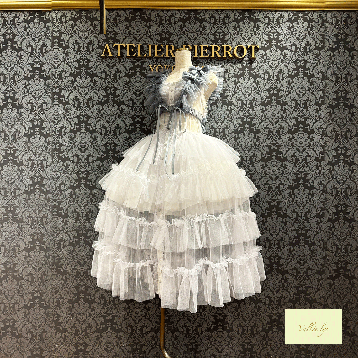 Vallee lys瓦勒莉丝Nocturne Tulle Harness白色/粉红色/波尔多/紫色/灰色/黑色