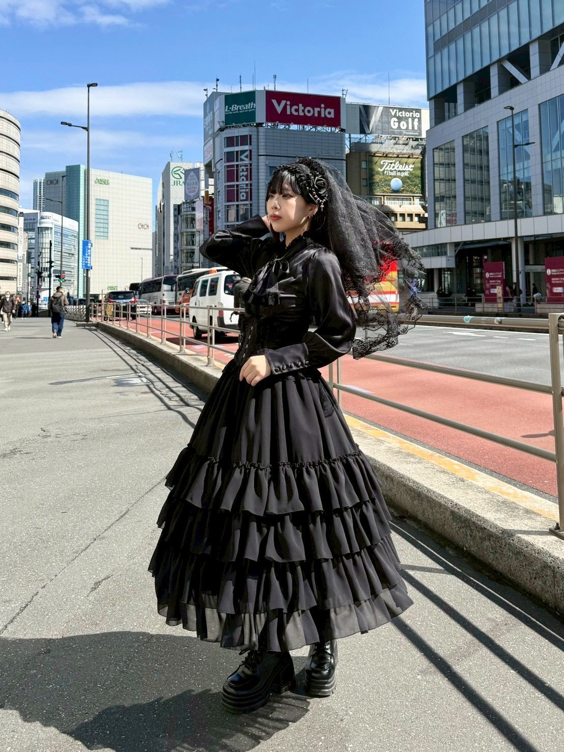 【ATELIER PIERROT】 Amaryllis Petticoat ホワイト/ブラック