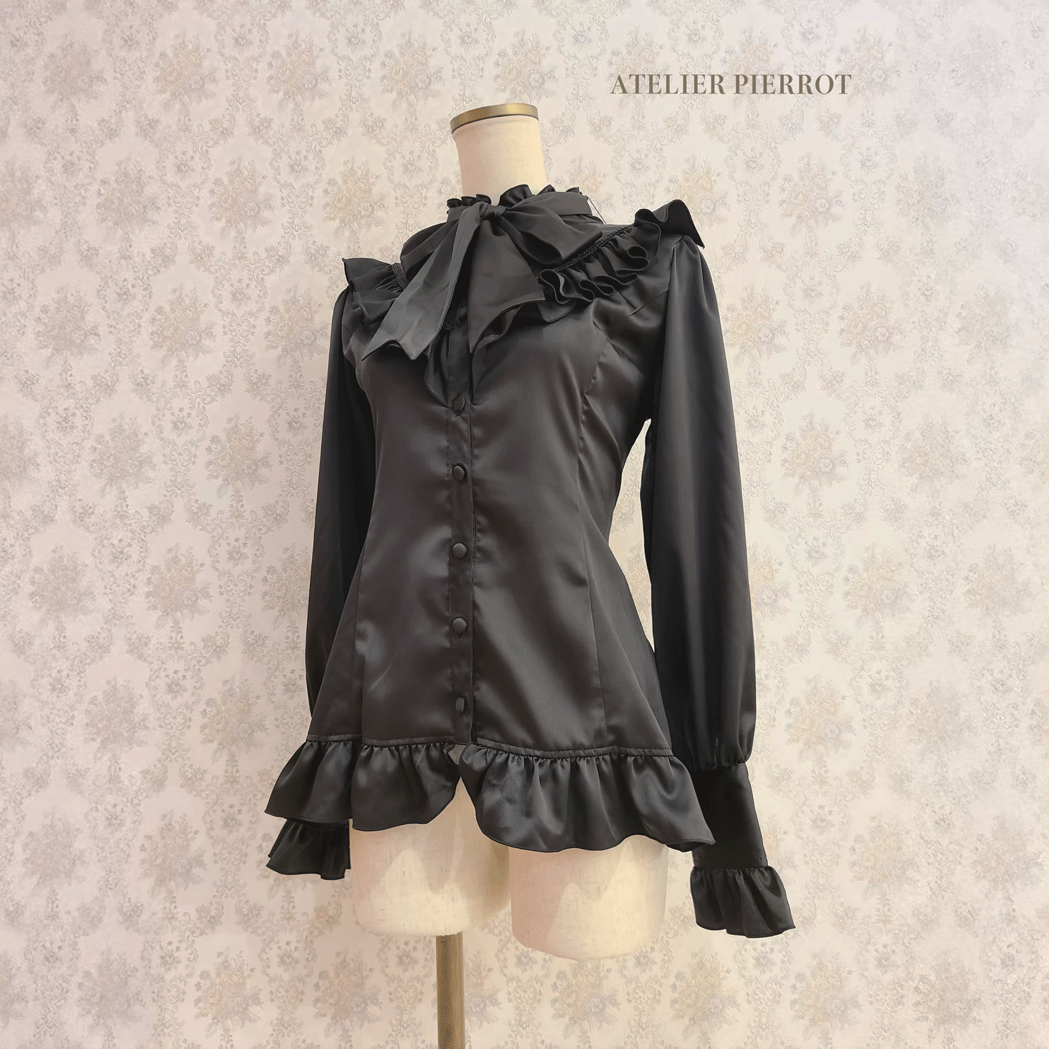 【ATELIER PIERROT】Lumiere襯衫off-White/Bordeaux/綠色/海軍/黑色