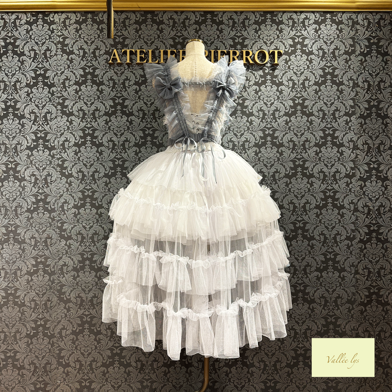 Vallee lys瓦勒莉丝Nocturne Tulle Harness白色/粉红色/波尔多/紫色/灰色/黑色