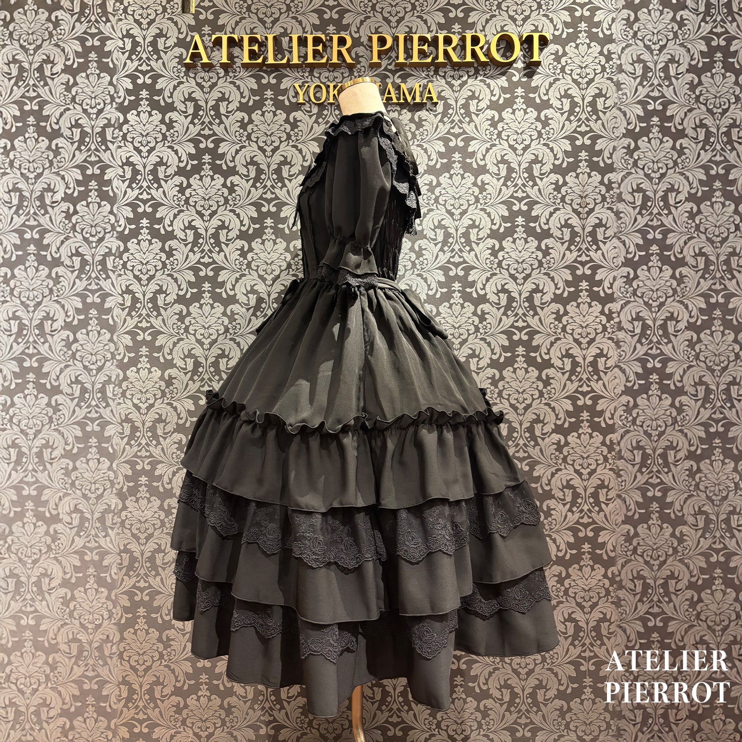 【ATELIER PIERROT】 ★Now accepting reservations★Aveline Mimore DressWhite/lavender/Navy/Black