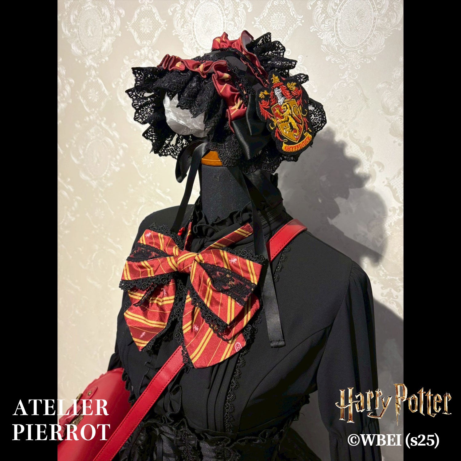 【ATELIER PIERROT】 Harry Potter ハリーポッター/編み上げヘッドドレス グリフィンドール/スリザリン/ハッフルパフ/レイブンクロー