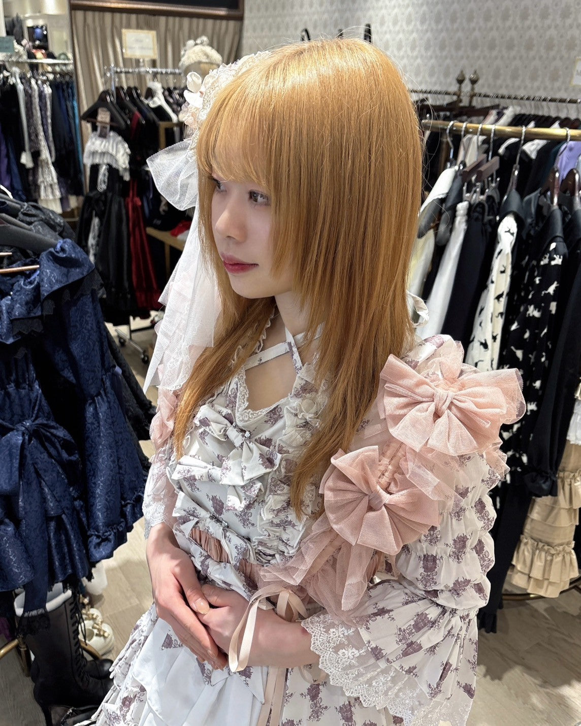 Vallee lys瓦勒莉丝Nocturne Tulle Harness白色/粉红色/波尔多/紫色/灰色/黑色