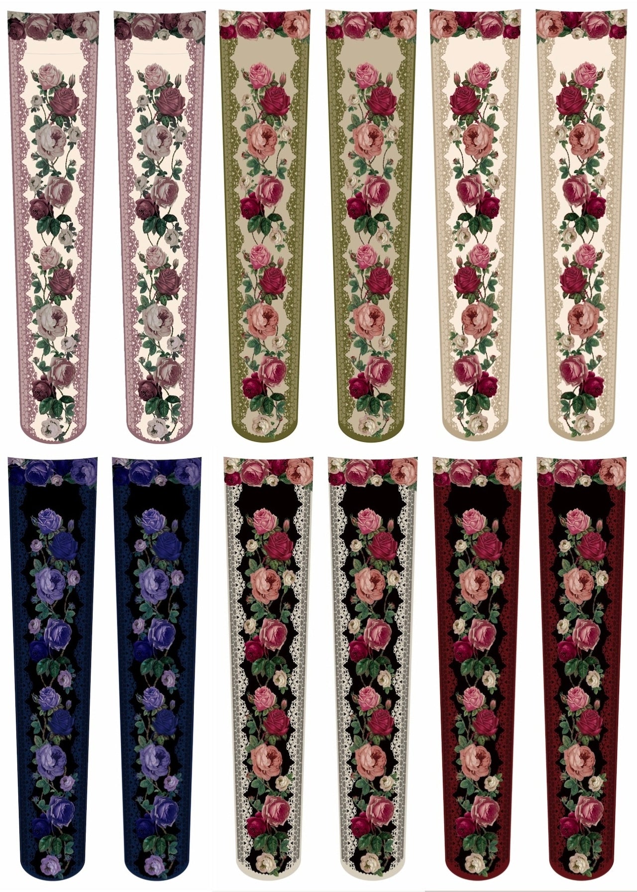 【Morun×Muuna Stoik】モランムーナストイック Rose’s thornオーバーニーソックス