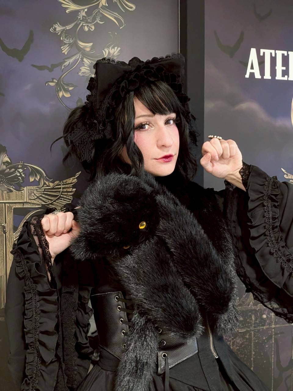 【ATELIER PIERROT】 Neige Neko Muffler