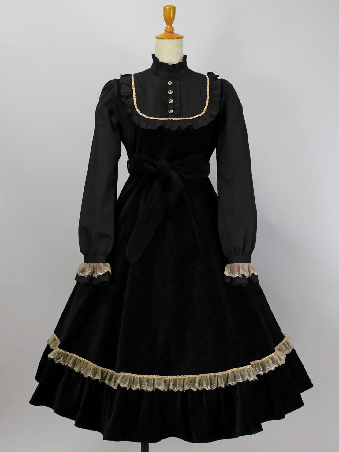 【Victorian maiden】ヴィクトリアンメイデン ベルベットローゼンドレス 〜Gothic Noel Edition〜