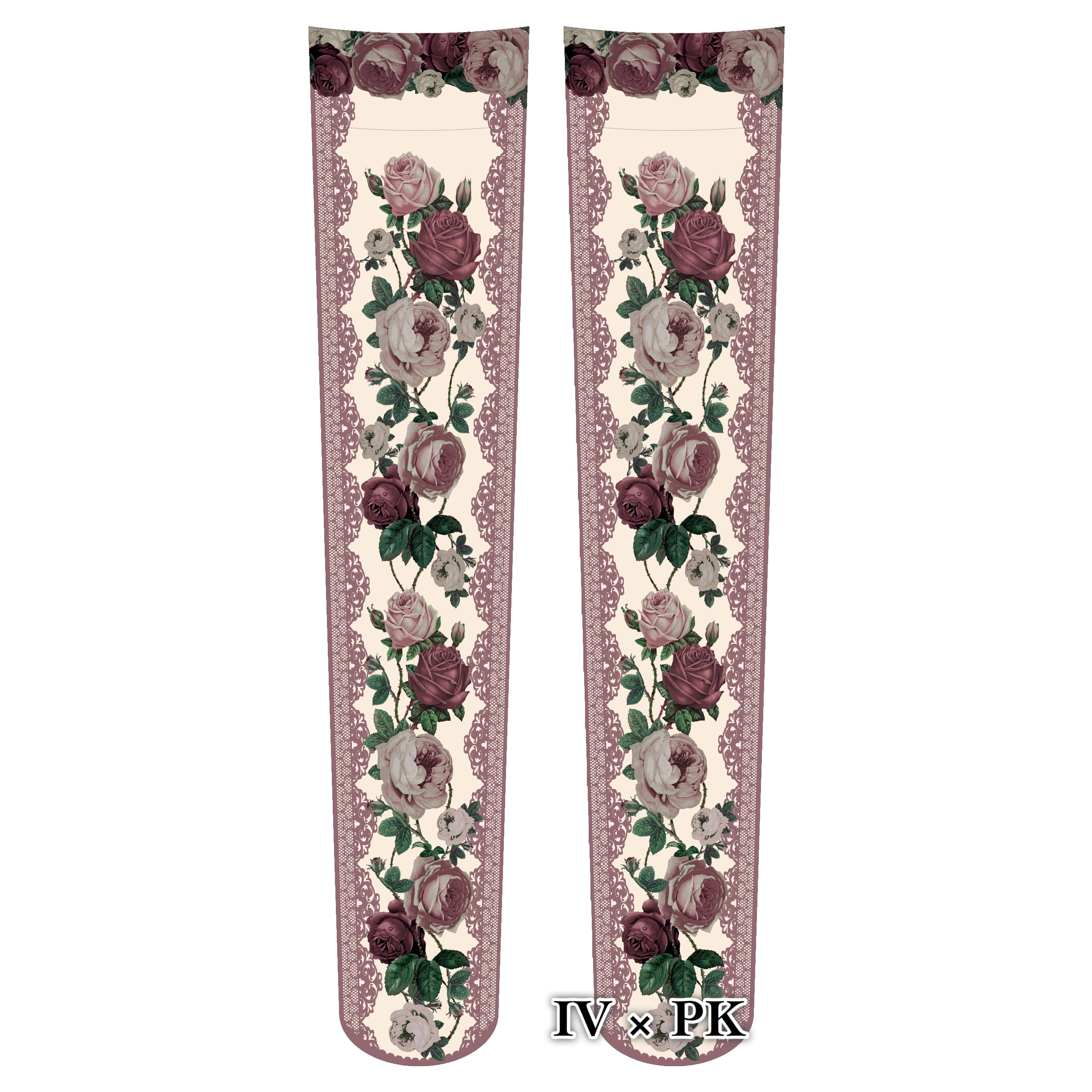 【Morun×Muuna Stoik】モランムーナストイック Rose’s thornオーバーニーソックス