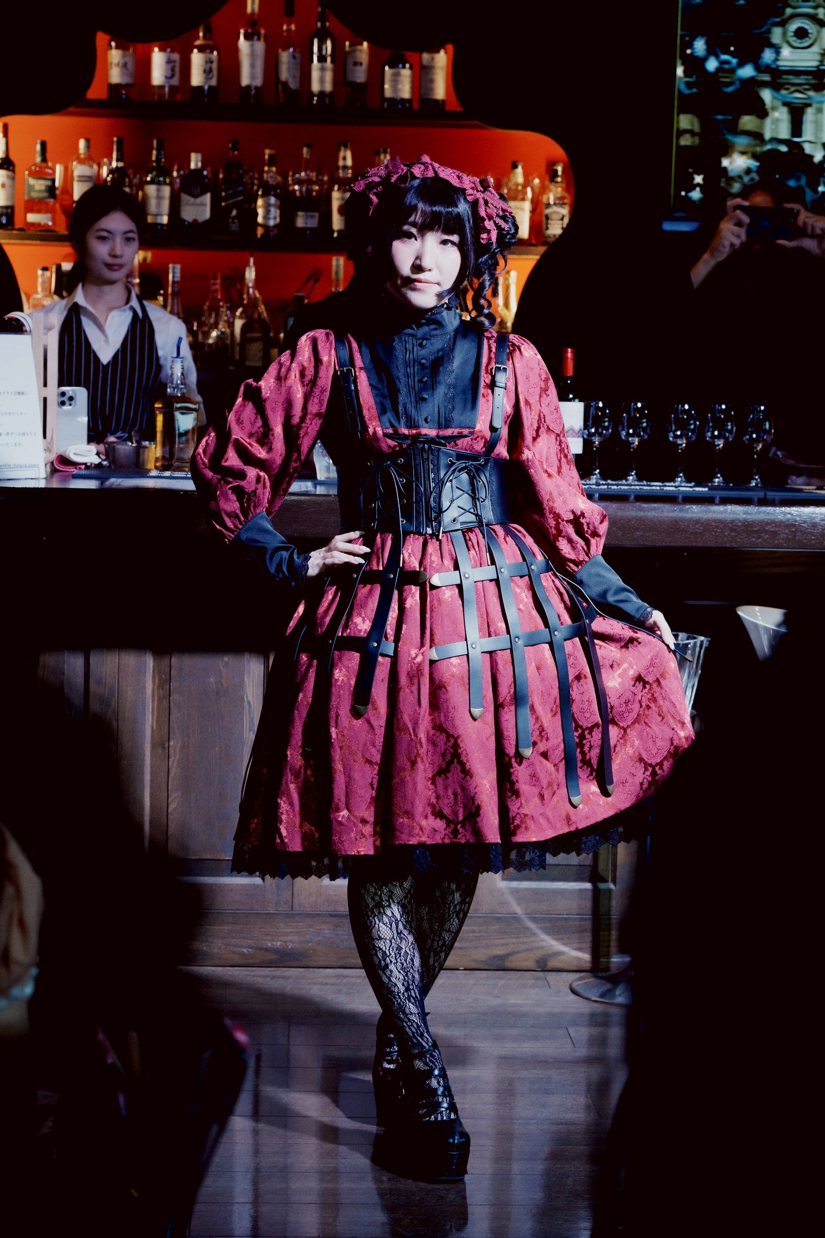 【ATELIER PIERROTBaroque Cage Corset Harness白色/黑色★9月中旬-下旬发售 ★