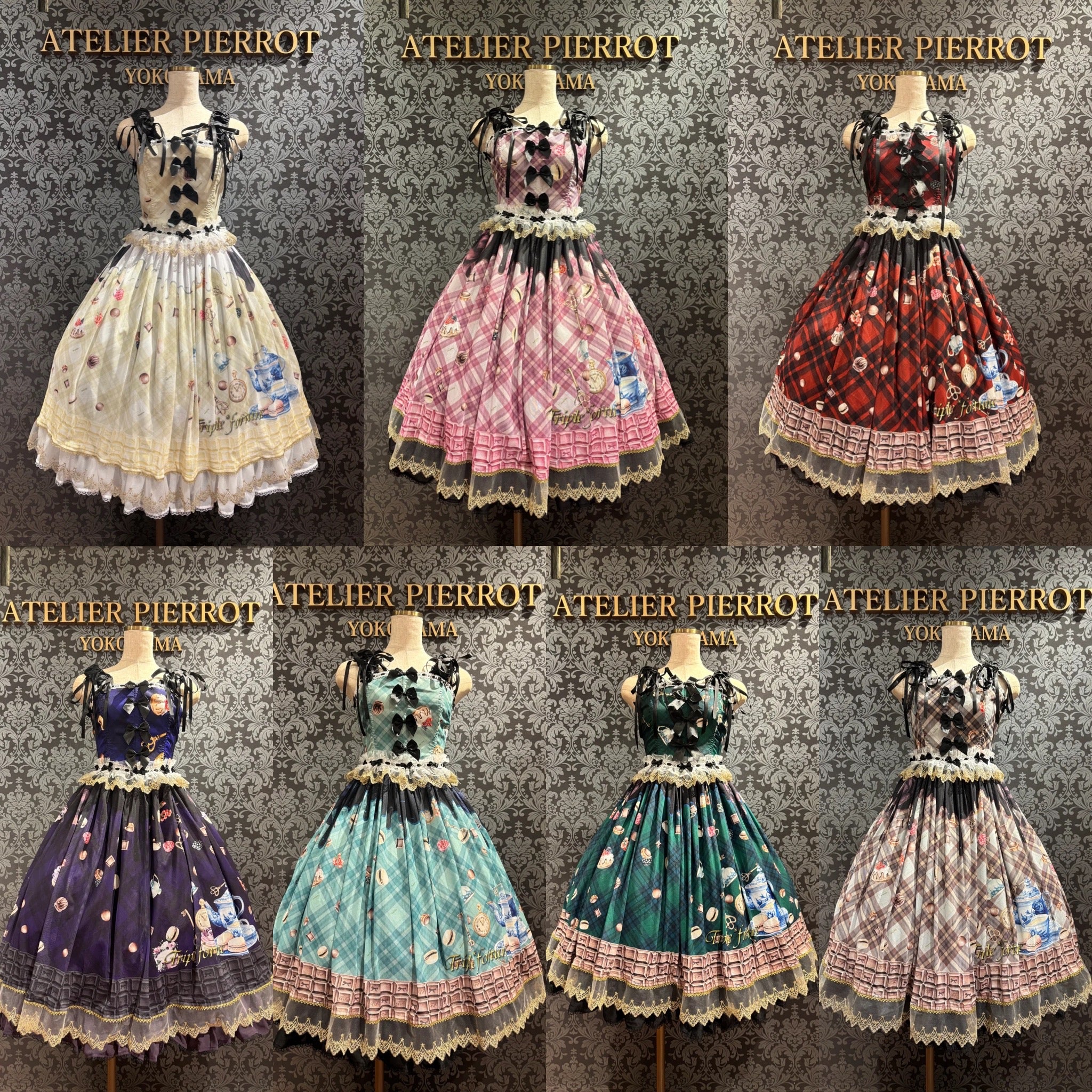 【Triple fortune】トリプルフォーチュン チョコチェックJSK 7色展開