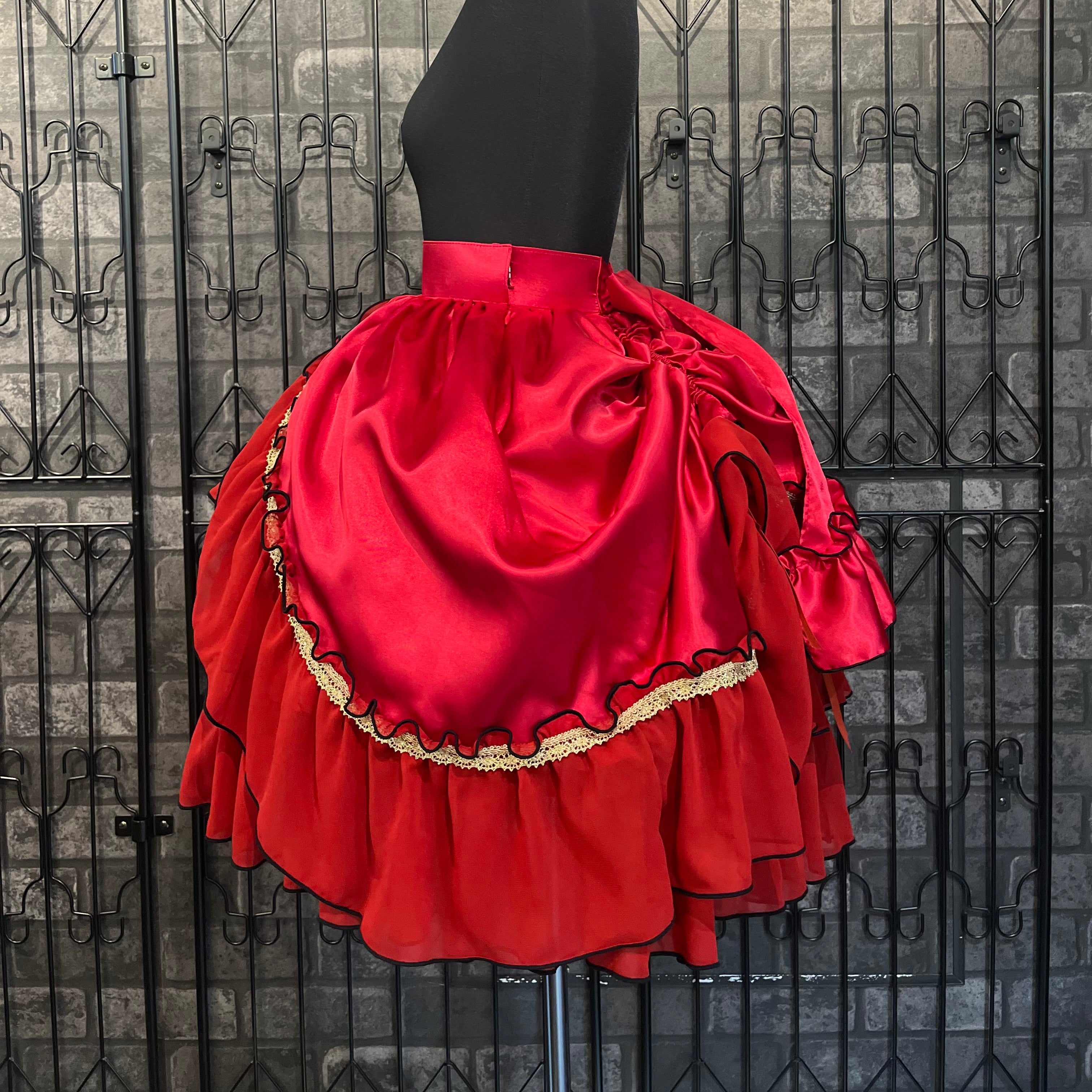 【ATELIER PIERROT】 Eternal Nocturne Bustle Skirt レッド