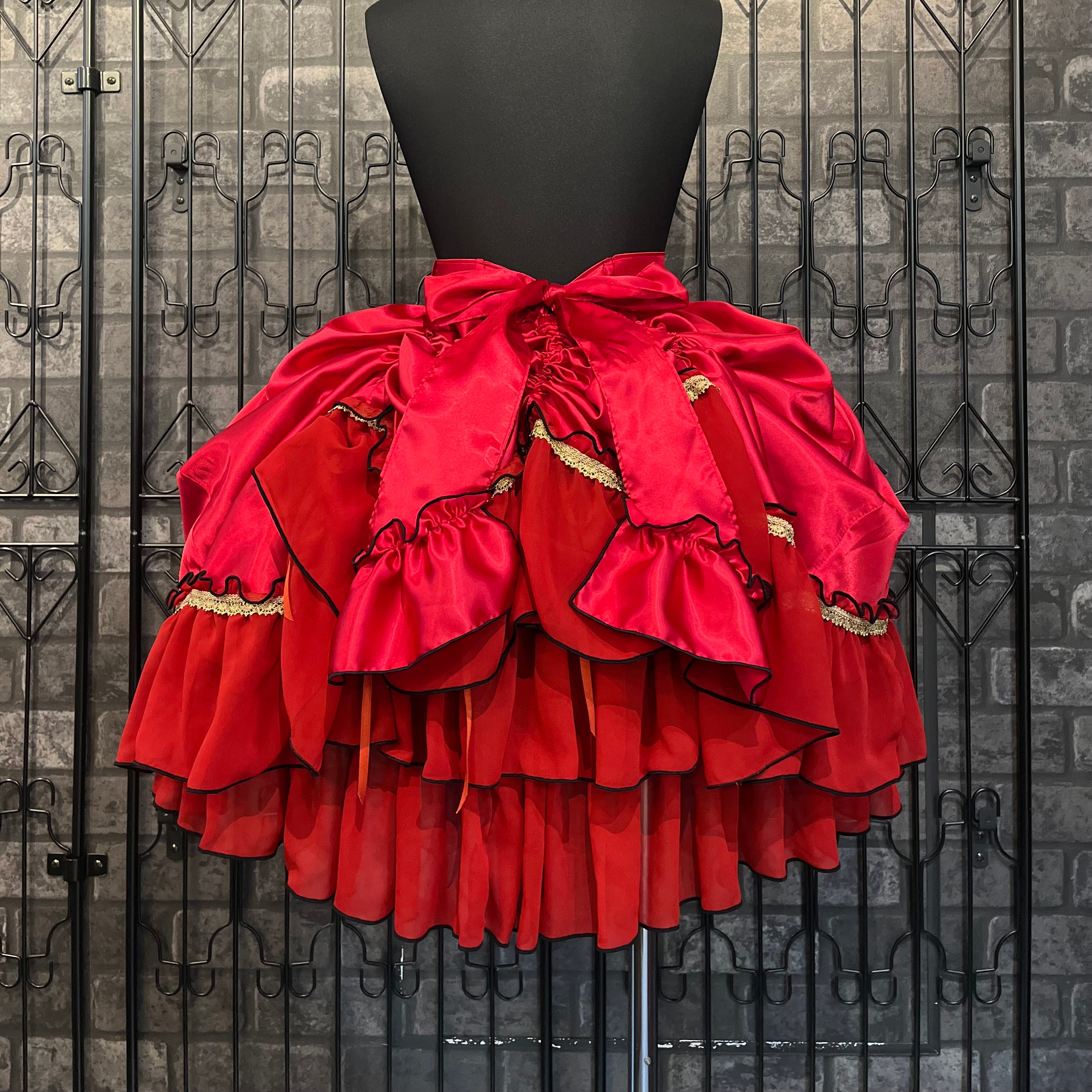 【ATELIER PIERROT】 Eternal Nocturne Bustle Skirt レッド