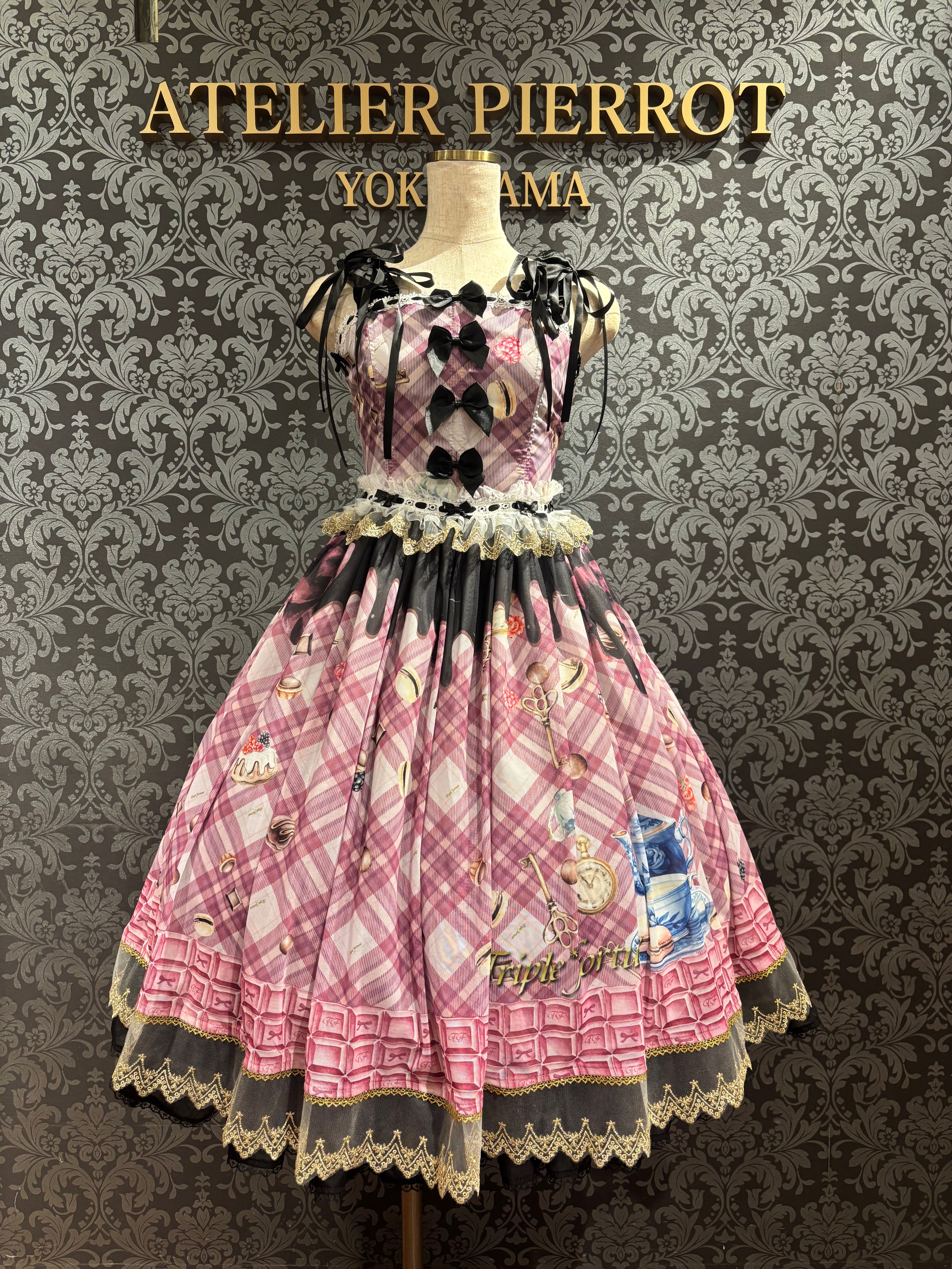 【Triple fortune】トリプルフォーチュン チョコチェックJSK 7色展開