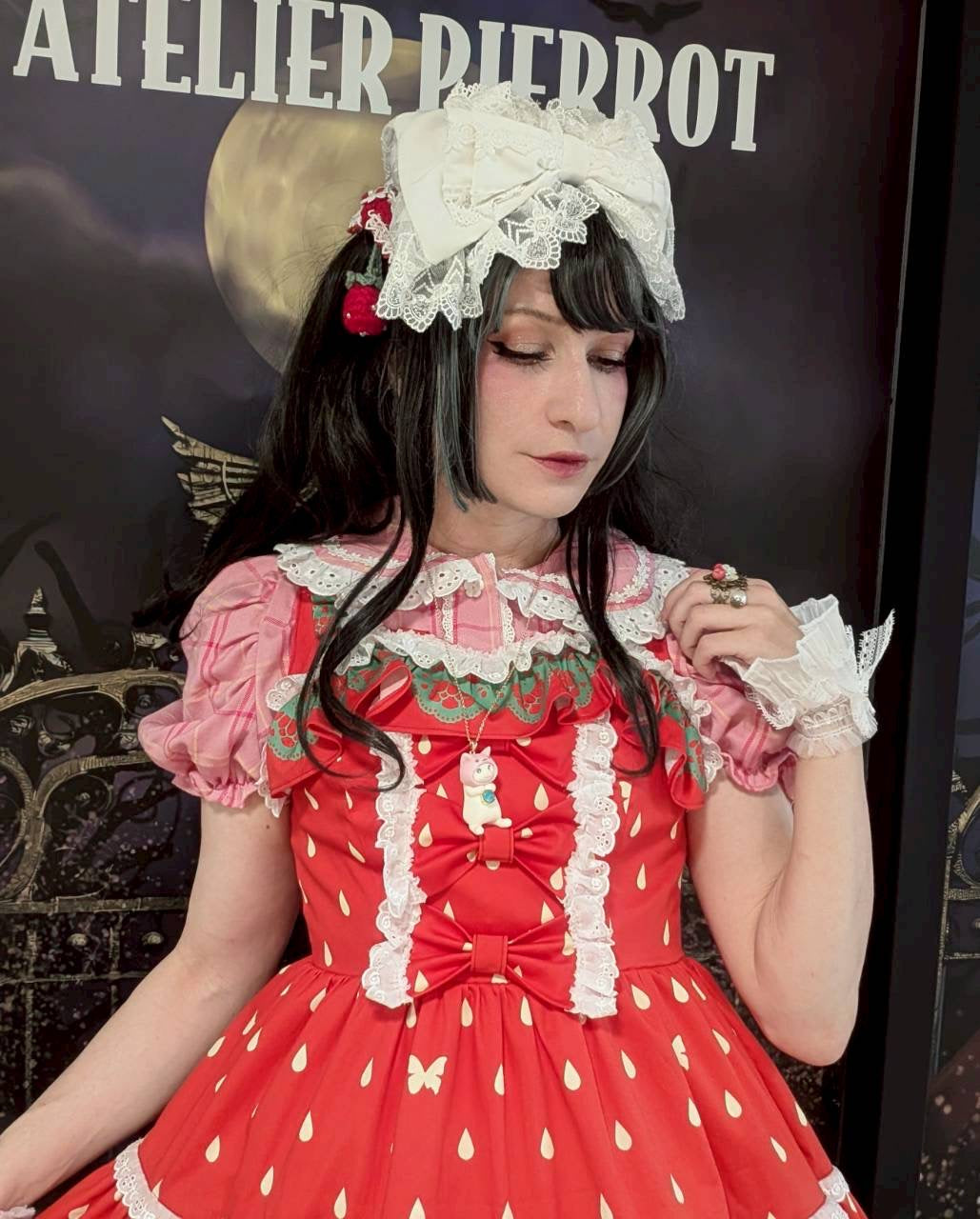 【Violet Fane】ヴァイオレットフェーン HAPPY TARTANSブラウス ピンク