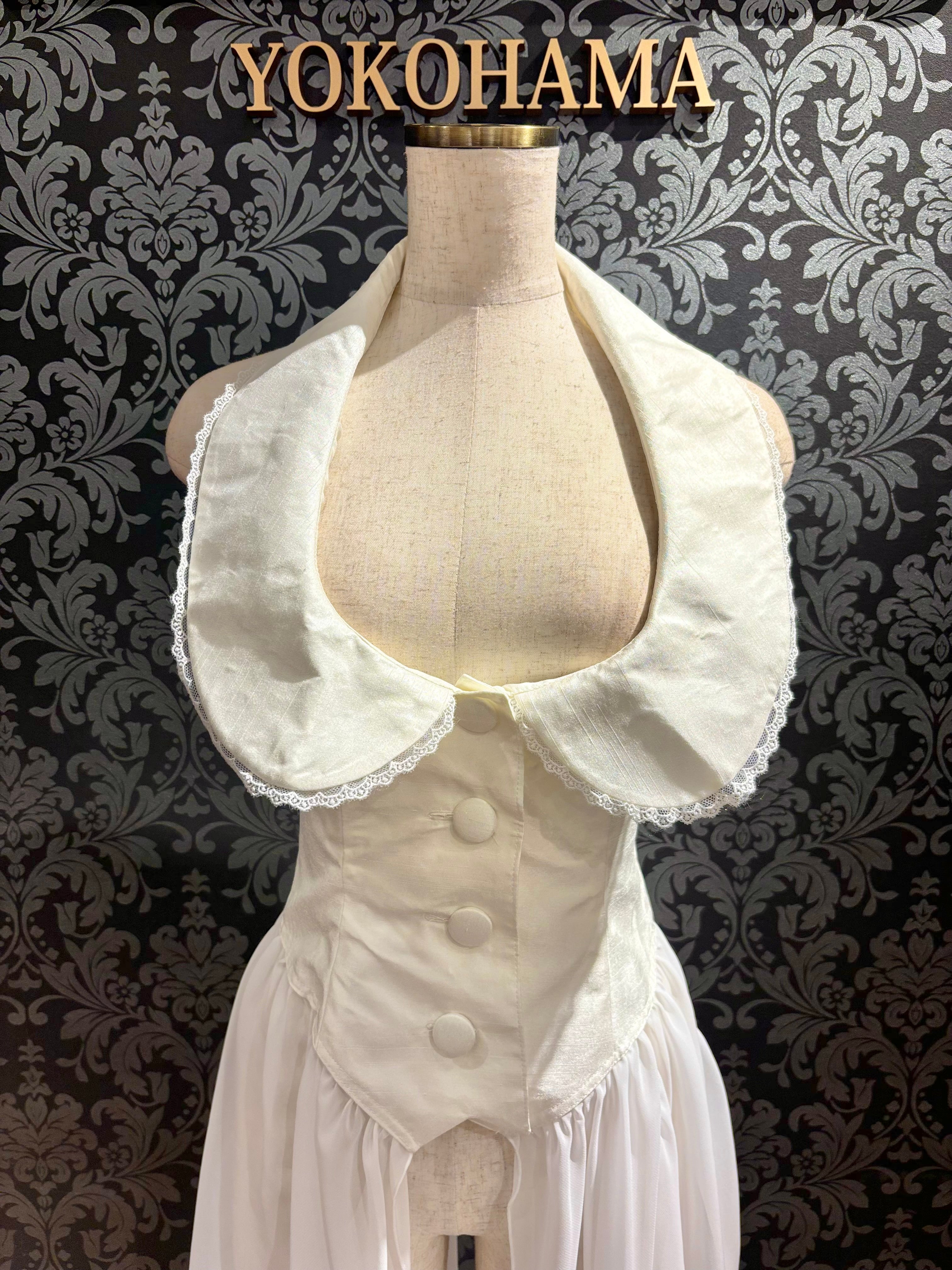 【ATELIER PIERROT】 イレギュラーベスト ホワイト