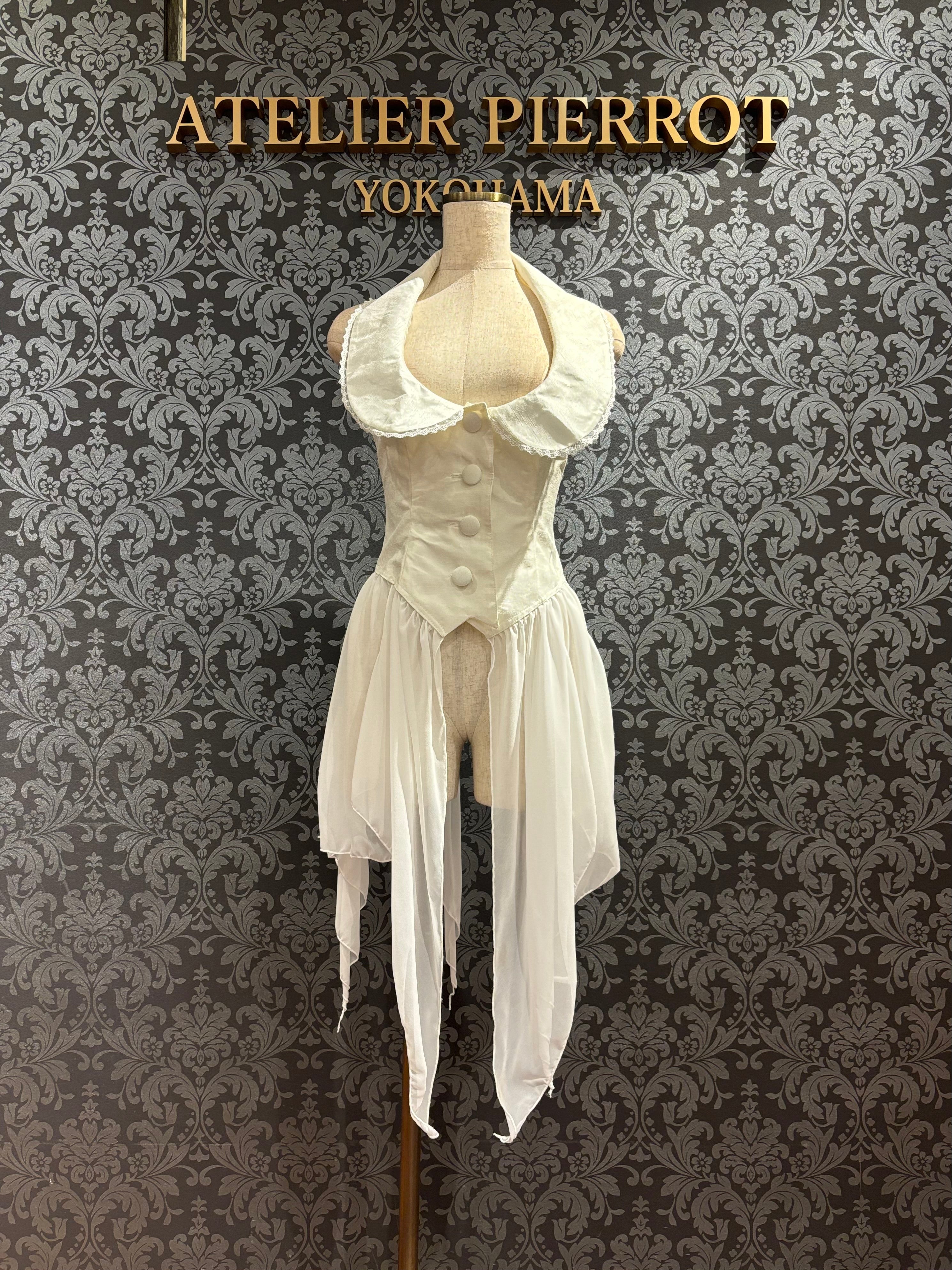 【ATELIER PIERROT】 イレギュラーベスト ホワイト