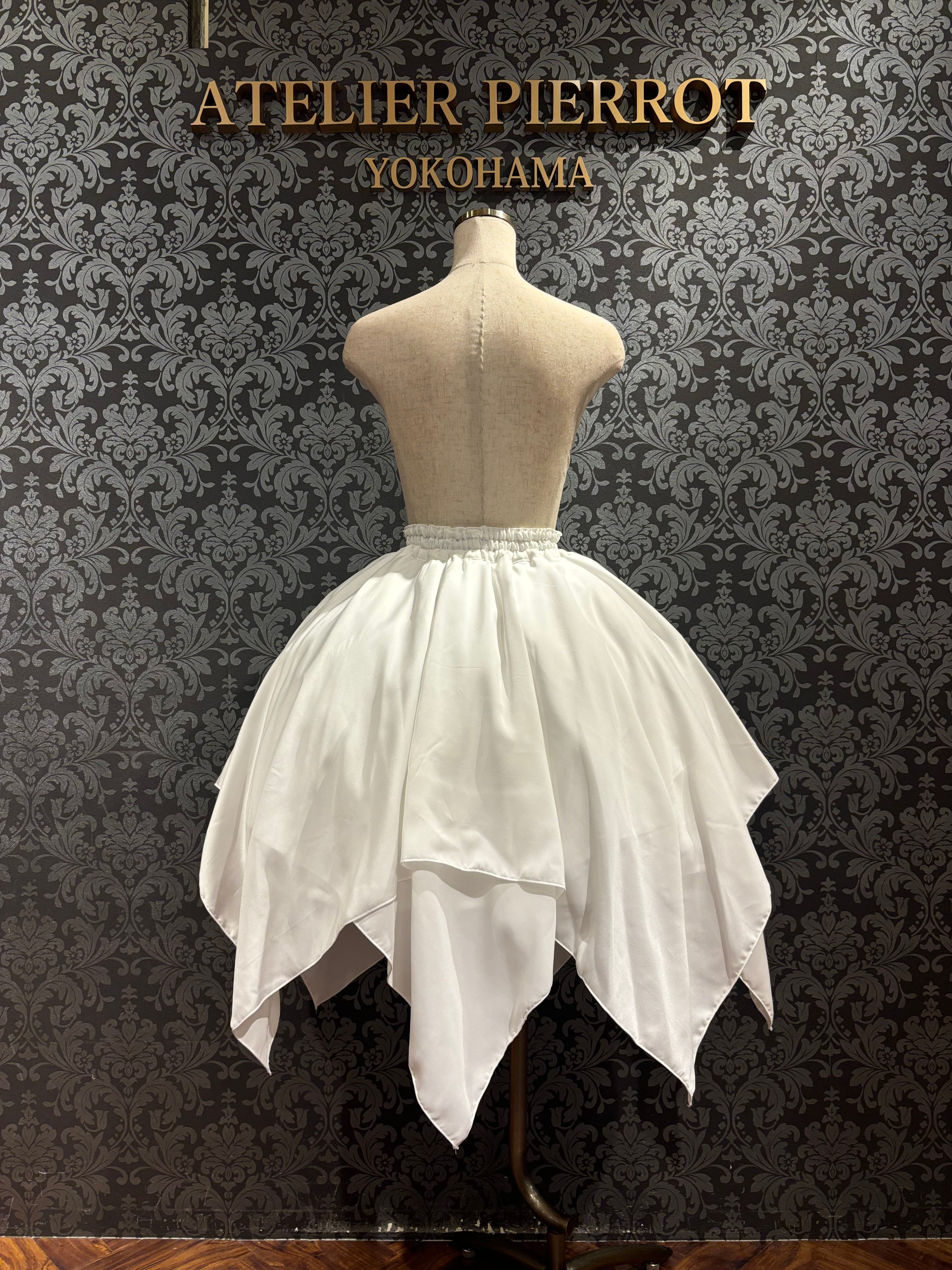 【ATELIER PIERROT】 불규칙한 치마, 검은 색