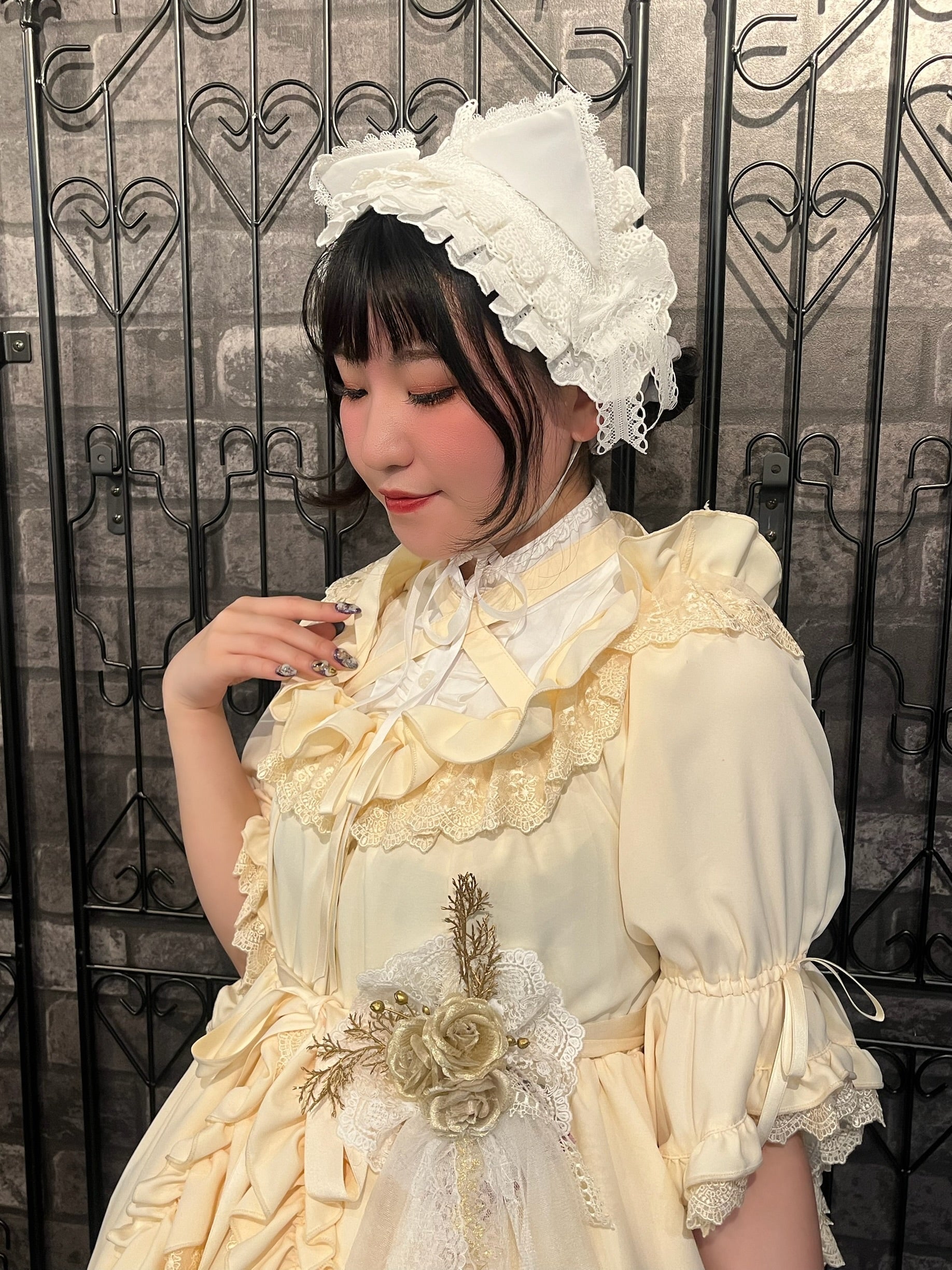 【ATELIER PIERROT】 ★Ahora aceptando reservas★Vestido Nocturno NegroWhite/Marfil/Purple/Navy/Black